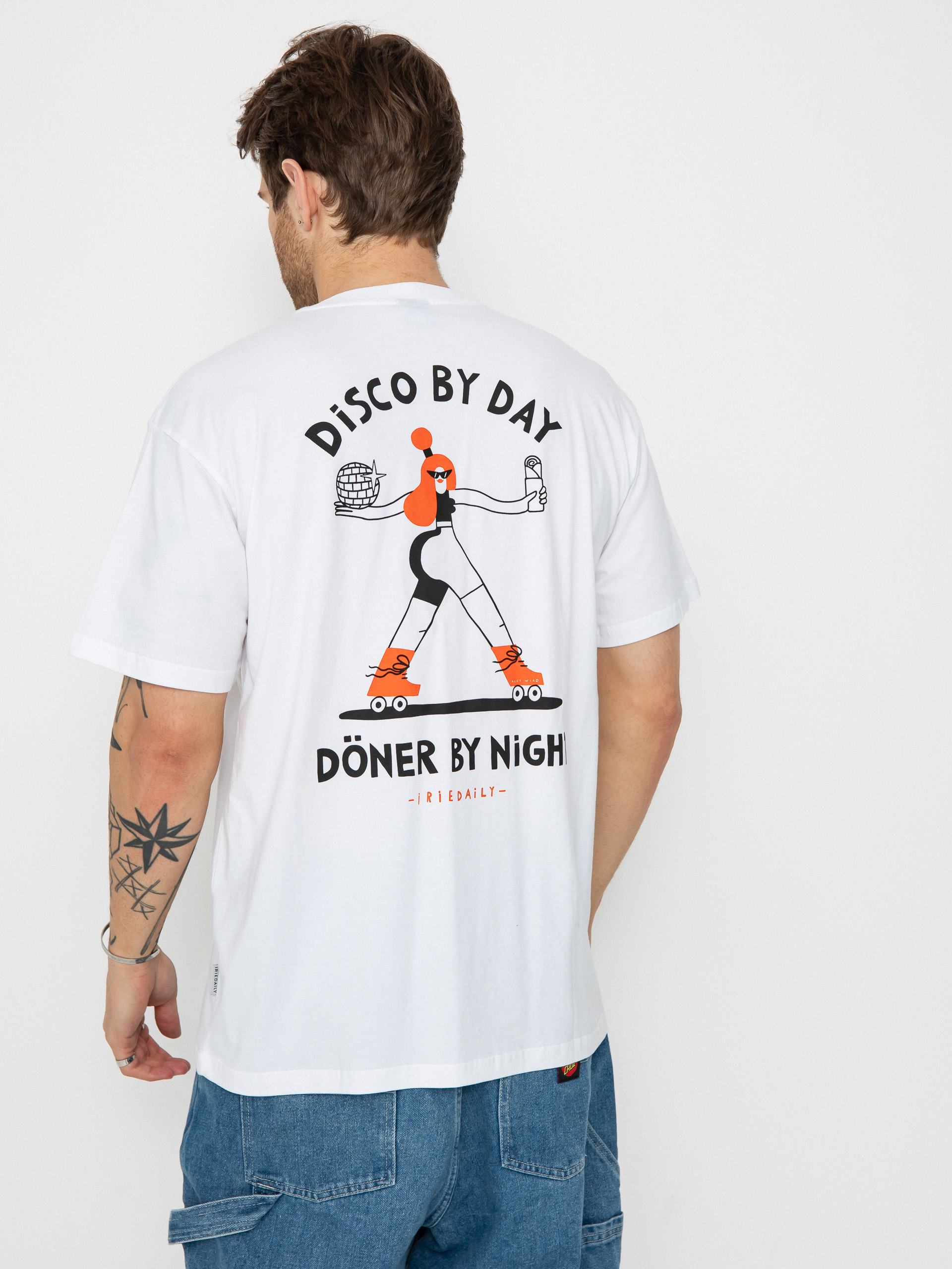 T-shirt Iriedaily Disco Doener (white)
