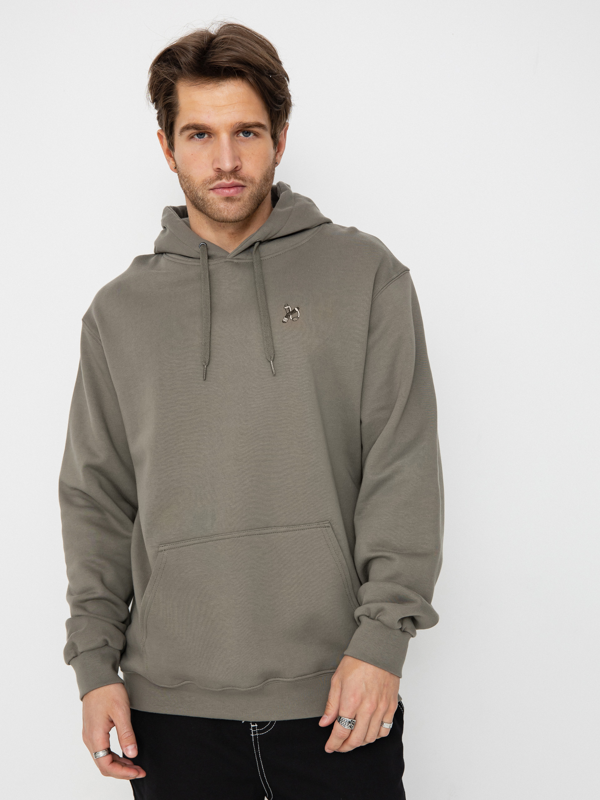 Bluza z kapturem Iriedaily Zwille HD (smokey olive)