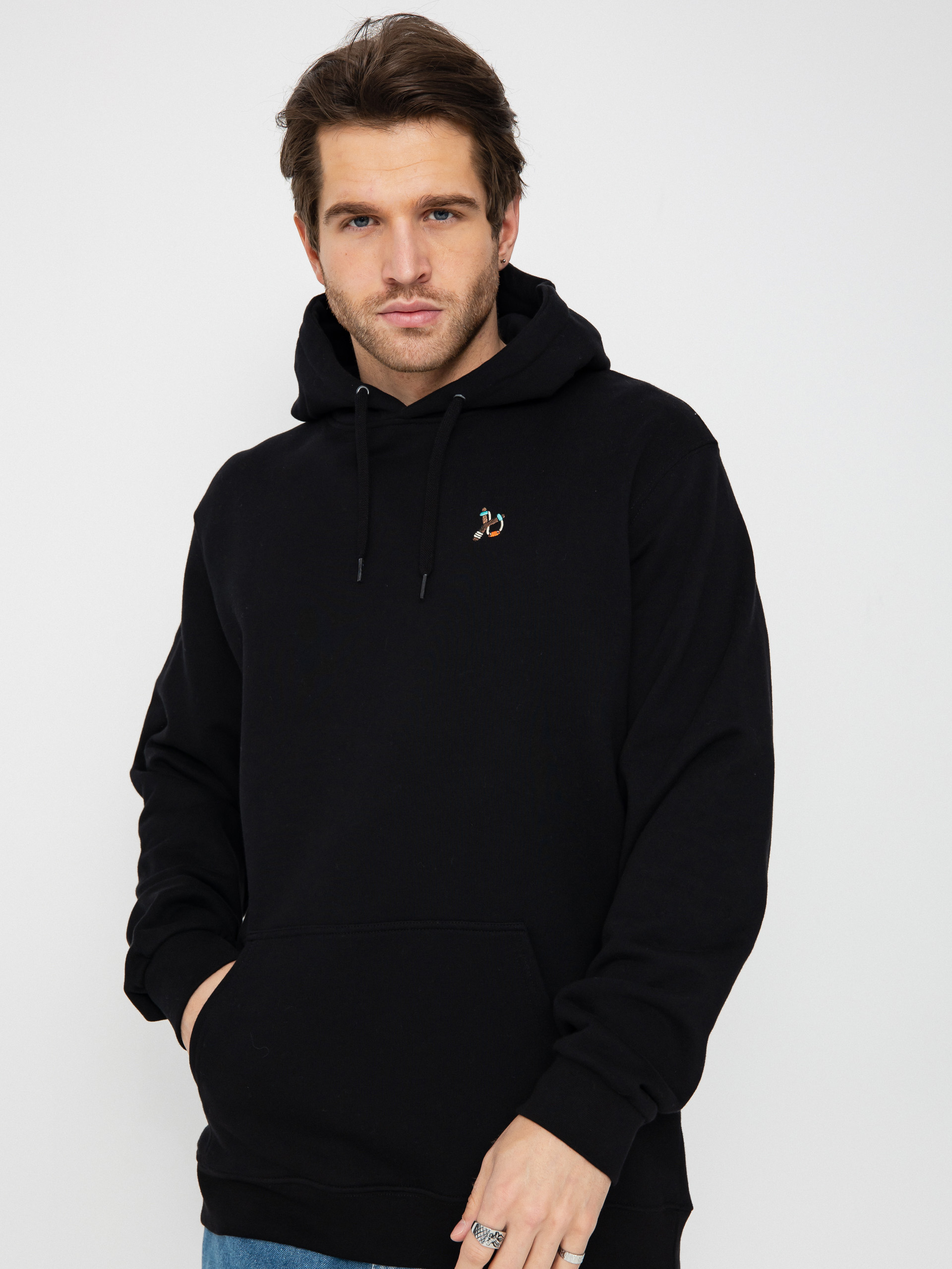 Bluza z kapturem Iriedaily Zwille HD (black)