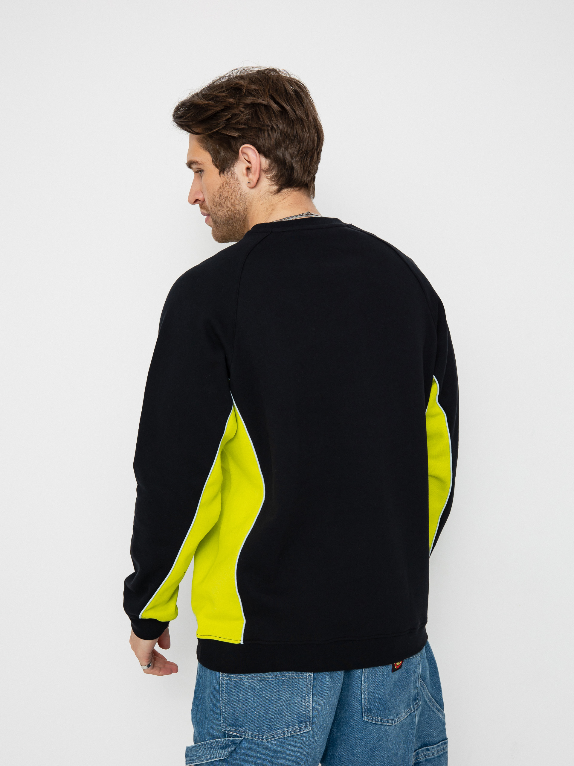 Bluza Santa Cruz Strip Front Racer Crew (apple green/black)