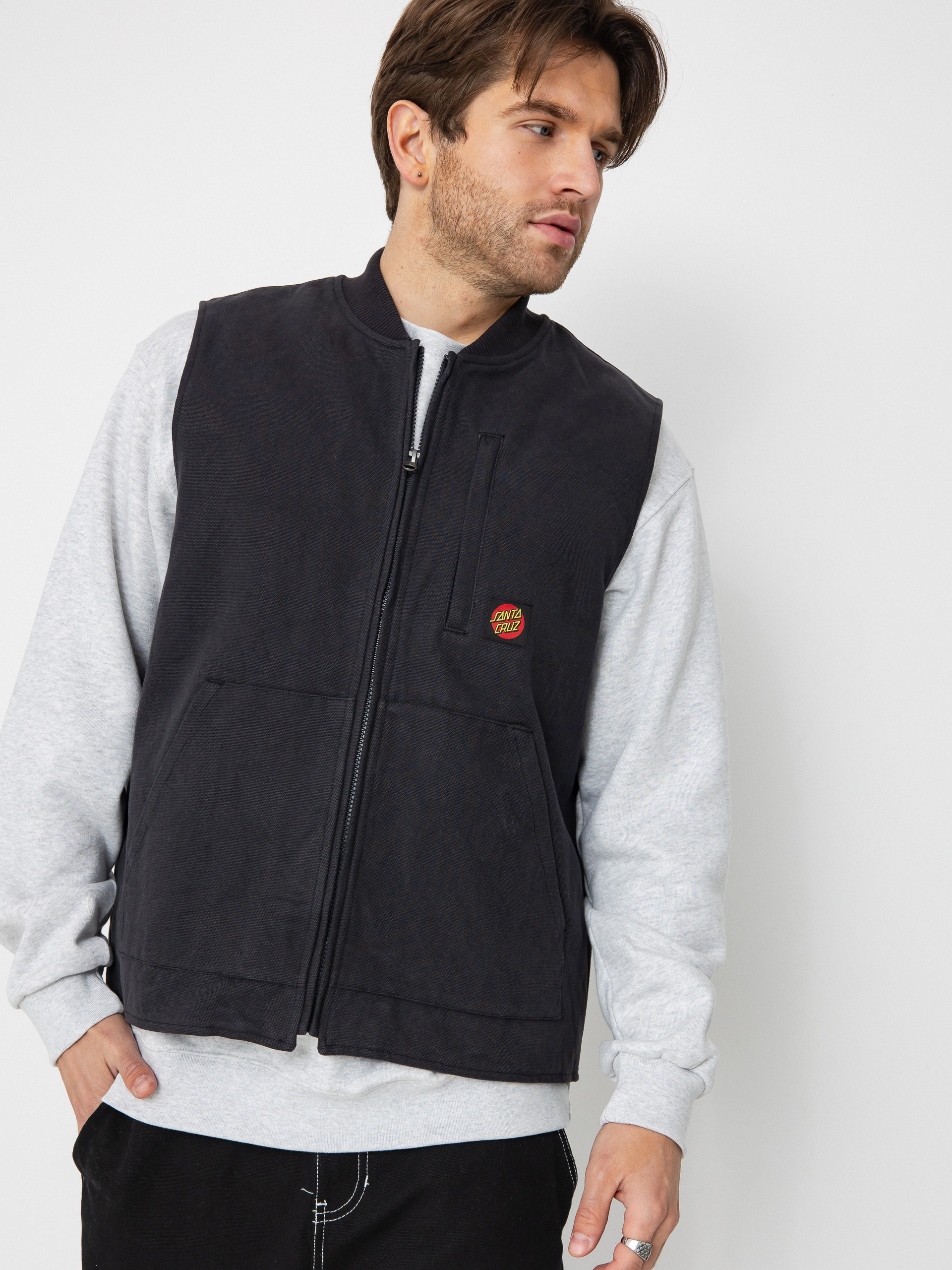 Kamizelka Santa Cruz Classic Label (washed black)