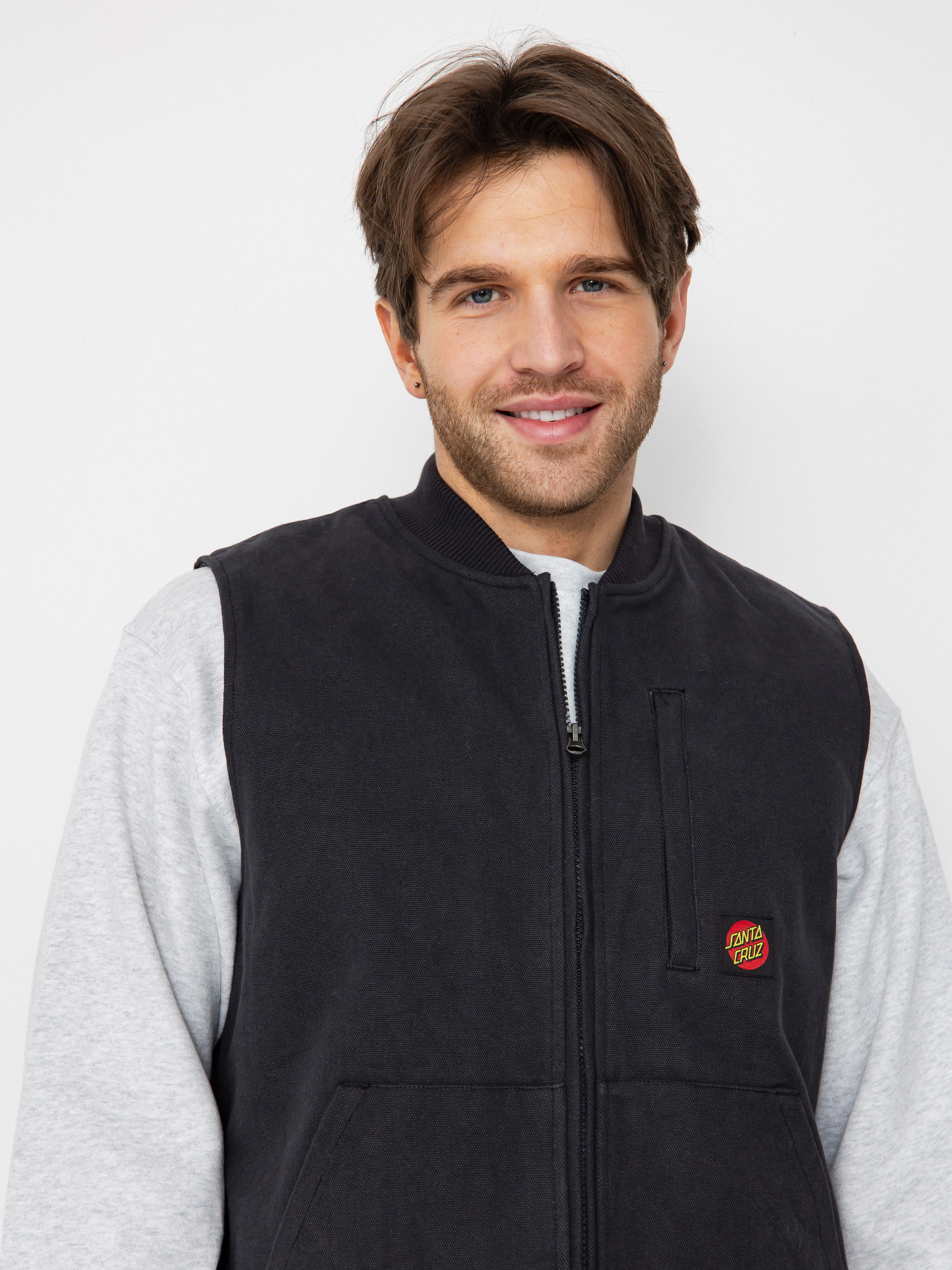 Kamizelka Santa Cruz Classic Label (washed black)