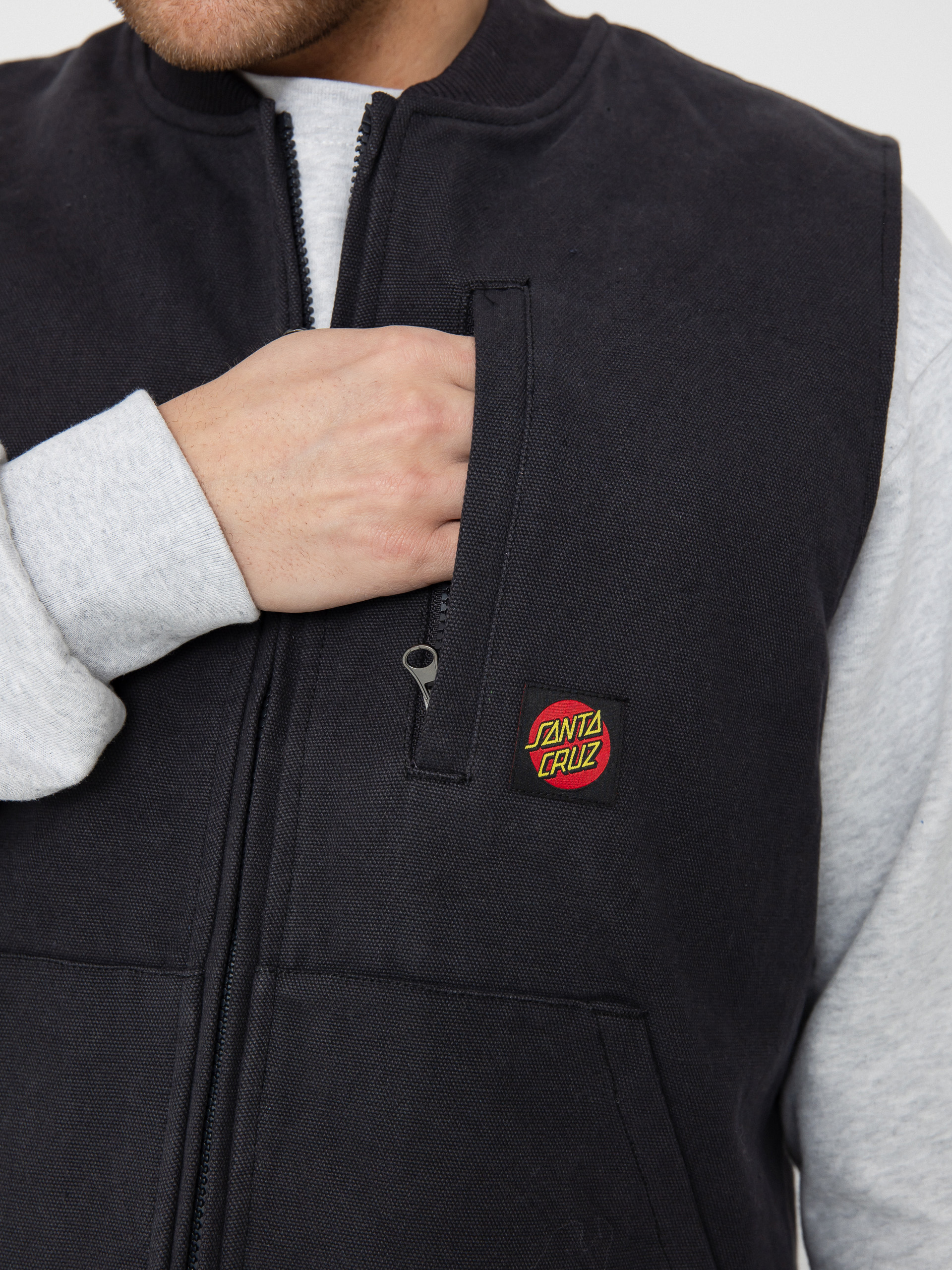 Kamizelka Santa Cruz Classic Label (washed black)