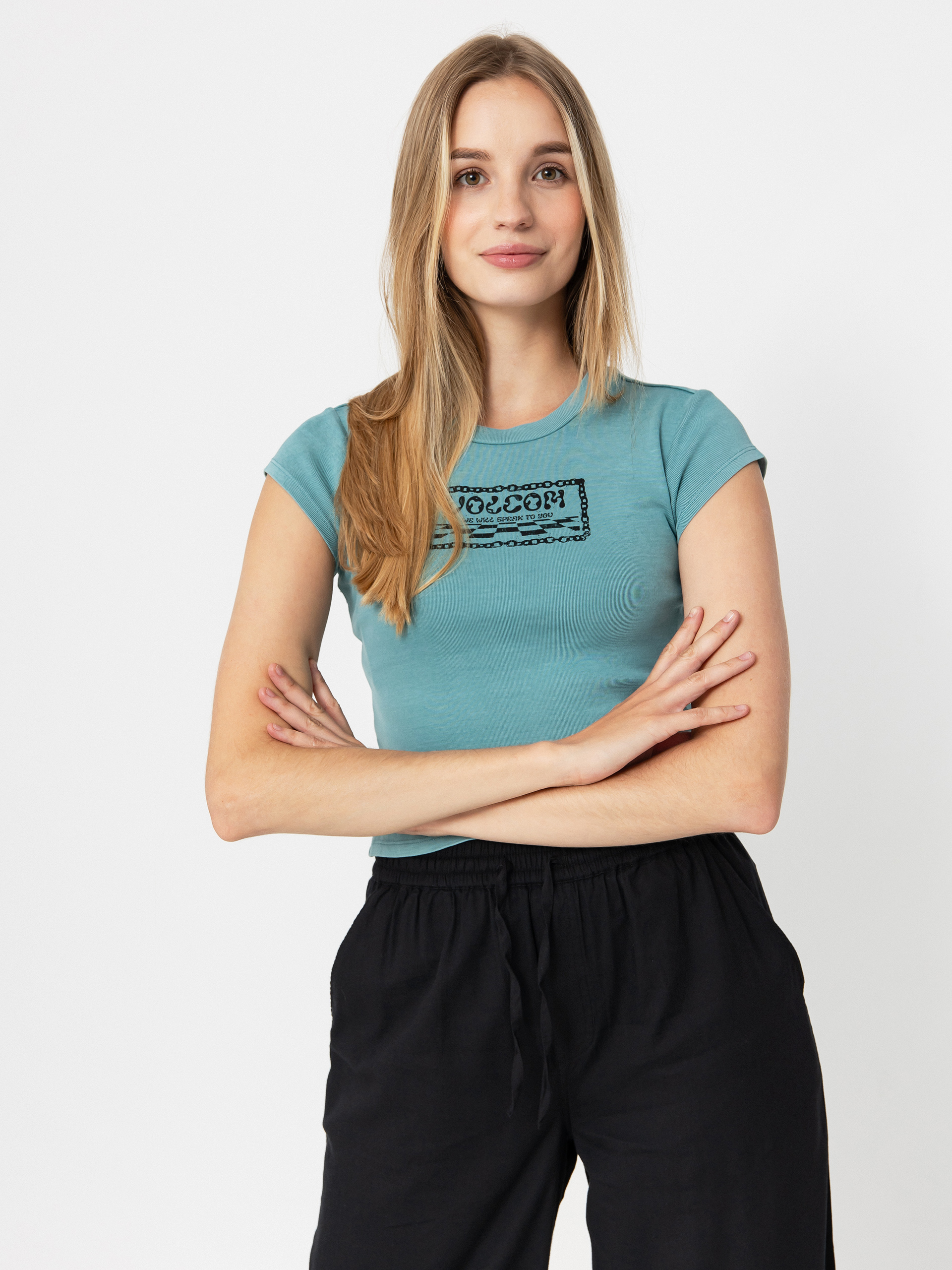 T-shirt Volcom Fa F Rygalski Baby Wmn (teal)
