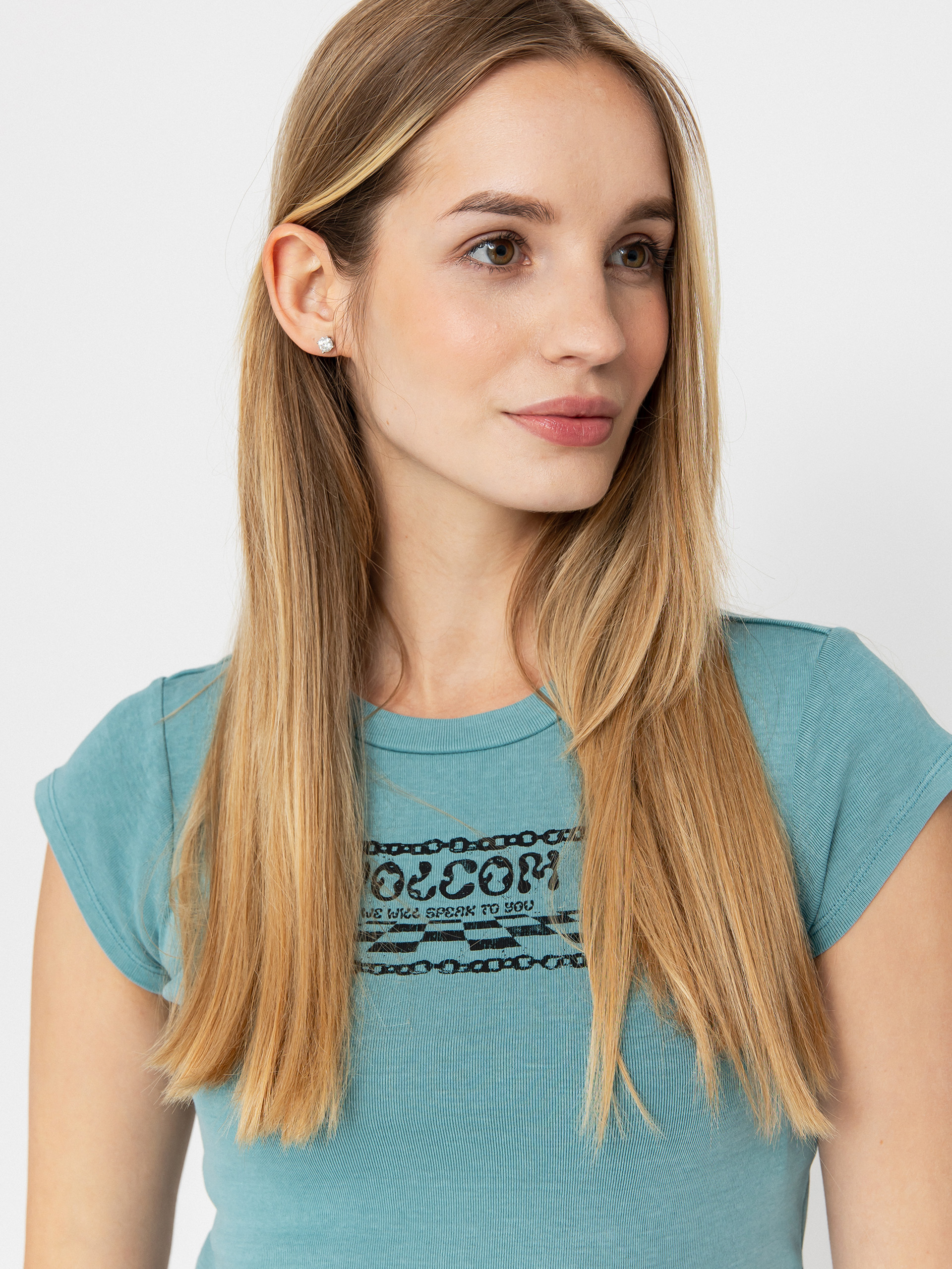 T-shirt Volcom Fa F Rygalski Baby Wmn (teal)