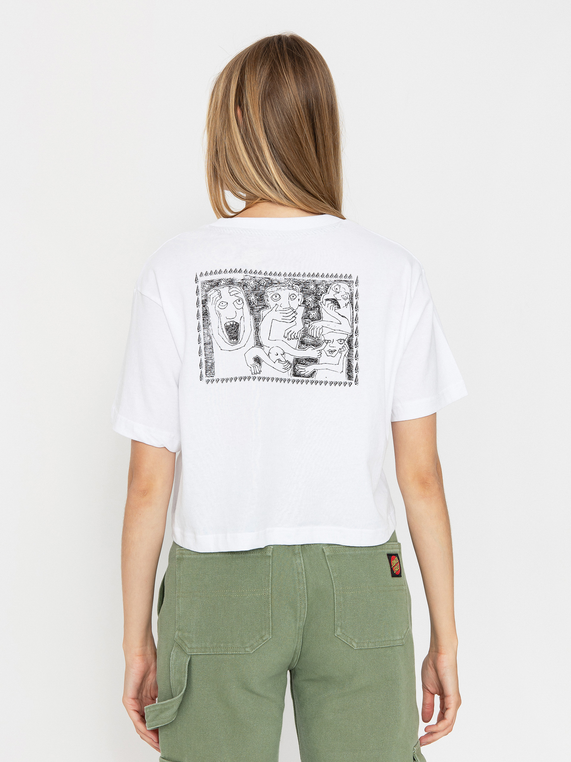 T-shirt Volcom Drumstone Wmn (white)