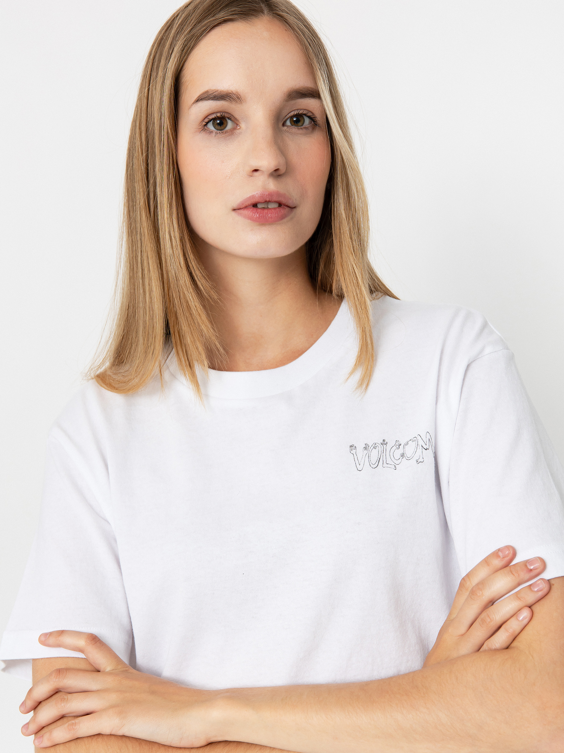 T-shirt Volcom Drumstone Wmn (white)