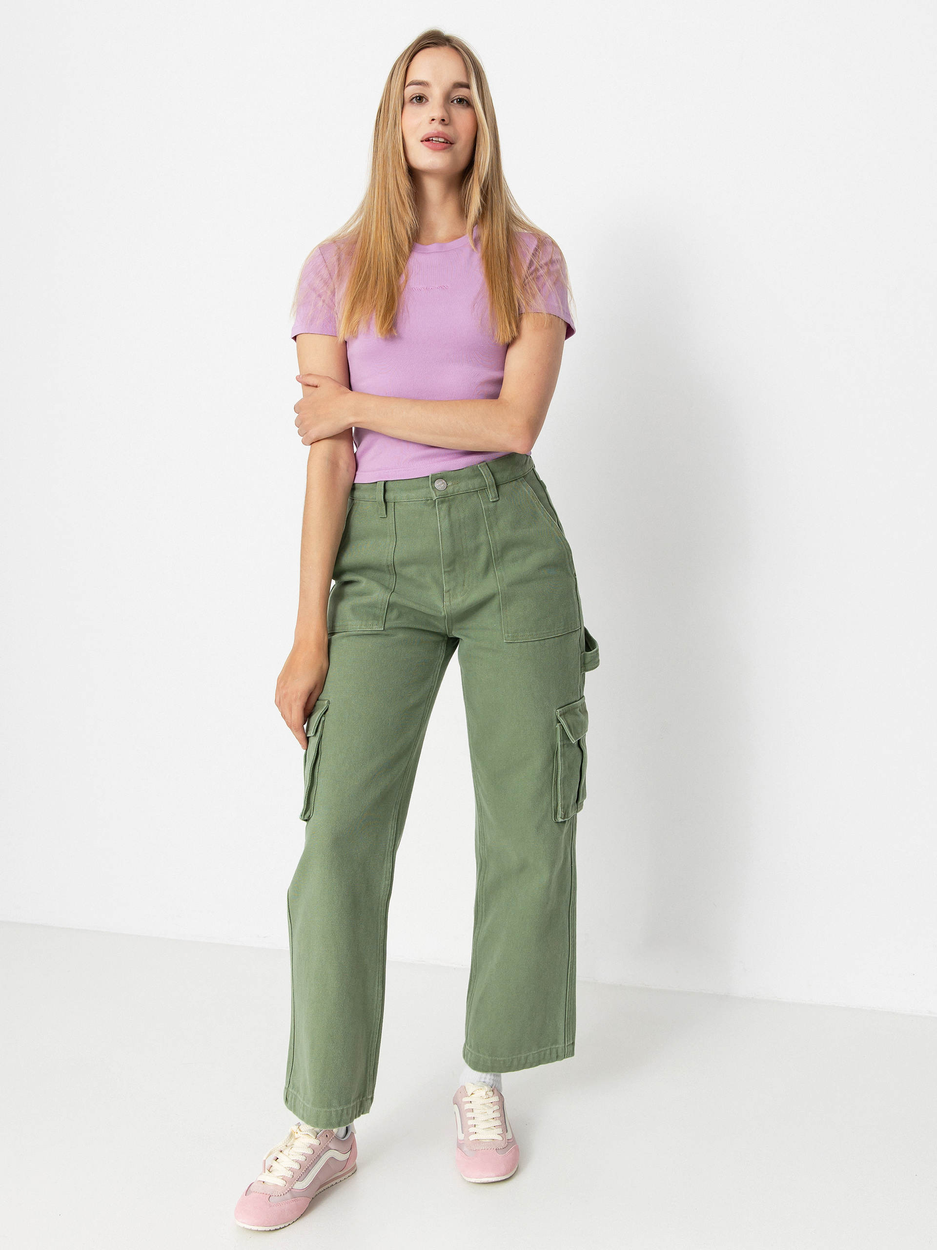 T-shirt Volcom Volcomstone Crop Wmn (iris purple)