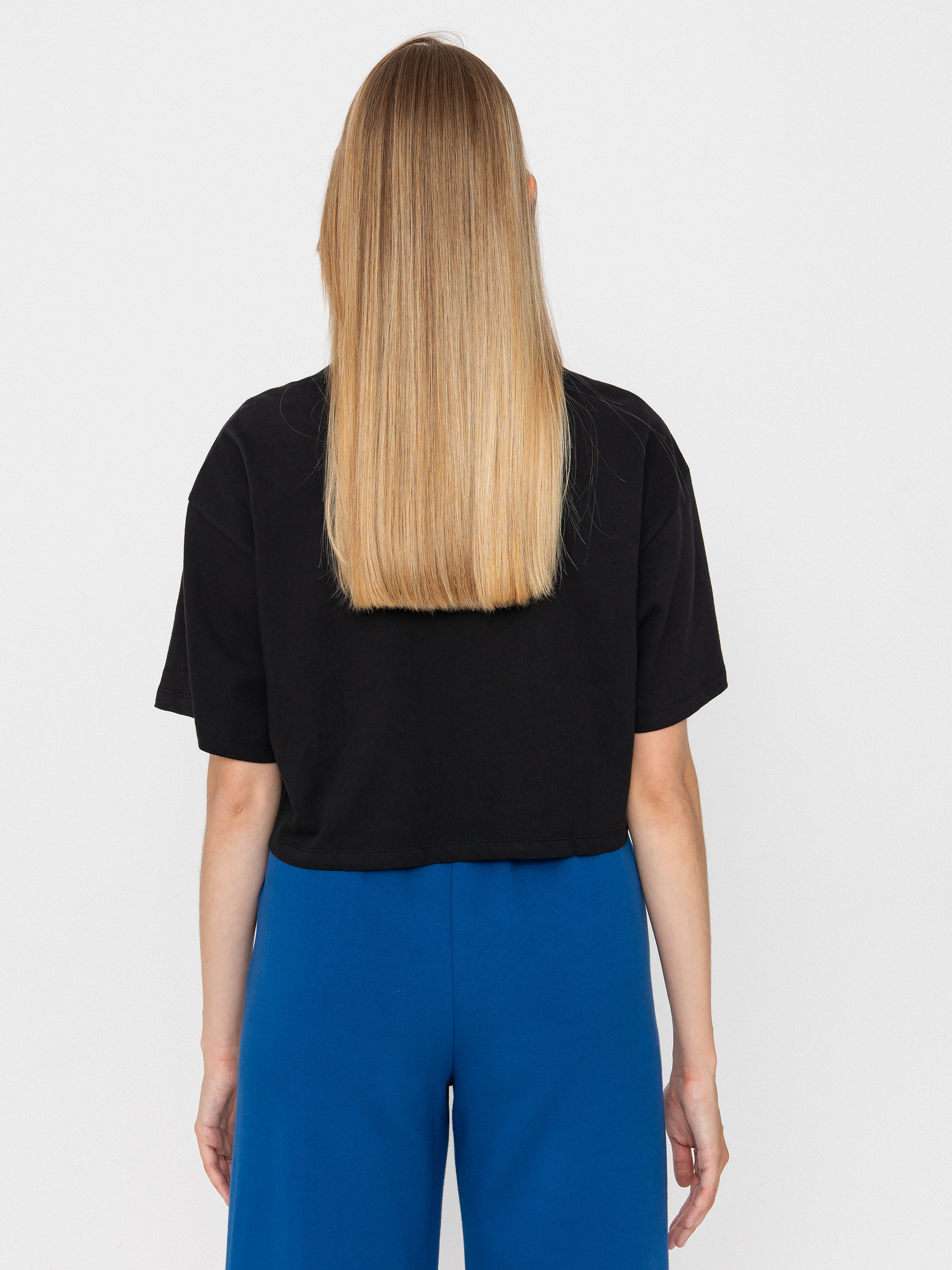 T-shirt Vans Grinning Face Relax Crop Wmn (black)