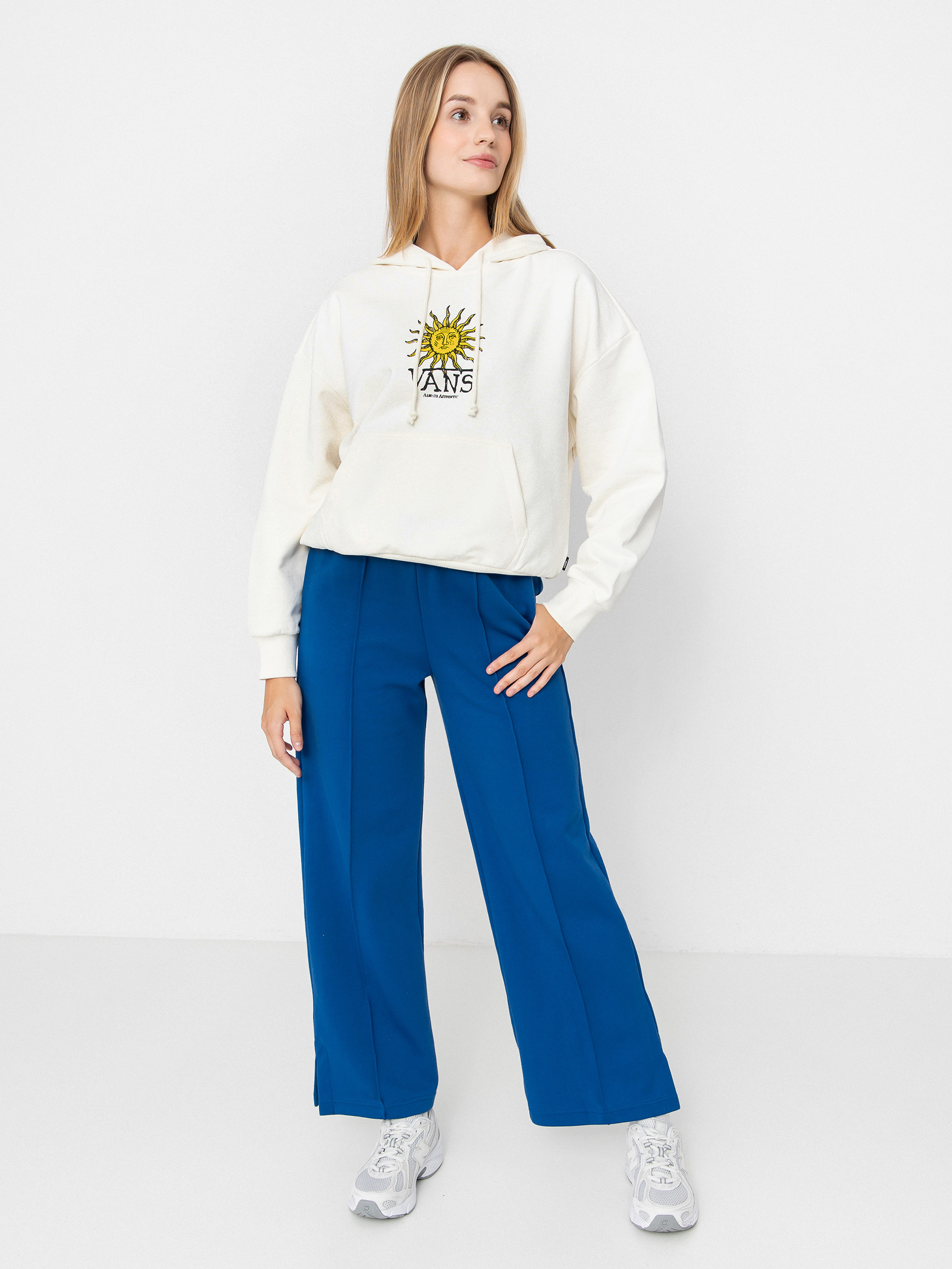Bluza z kapturem Vans Cosmic Ray Retro Fit HD Wmn (marshmallow)
