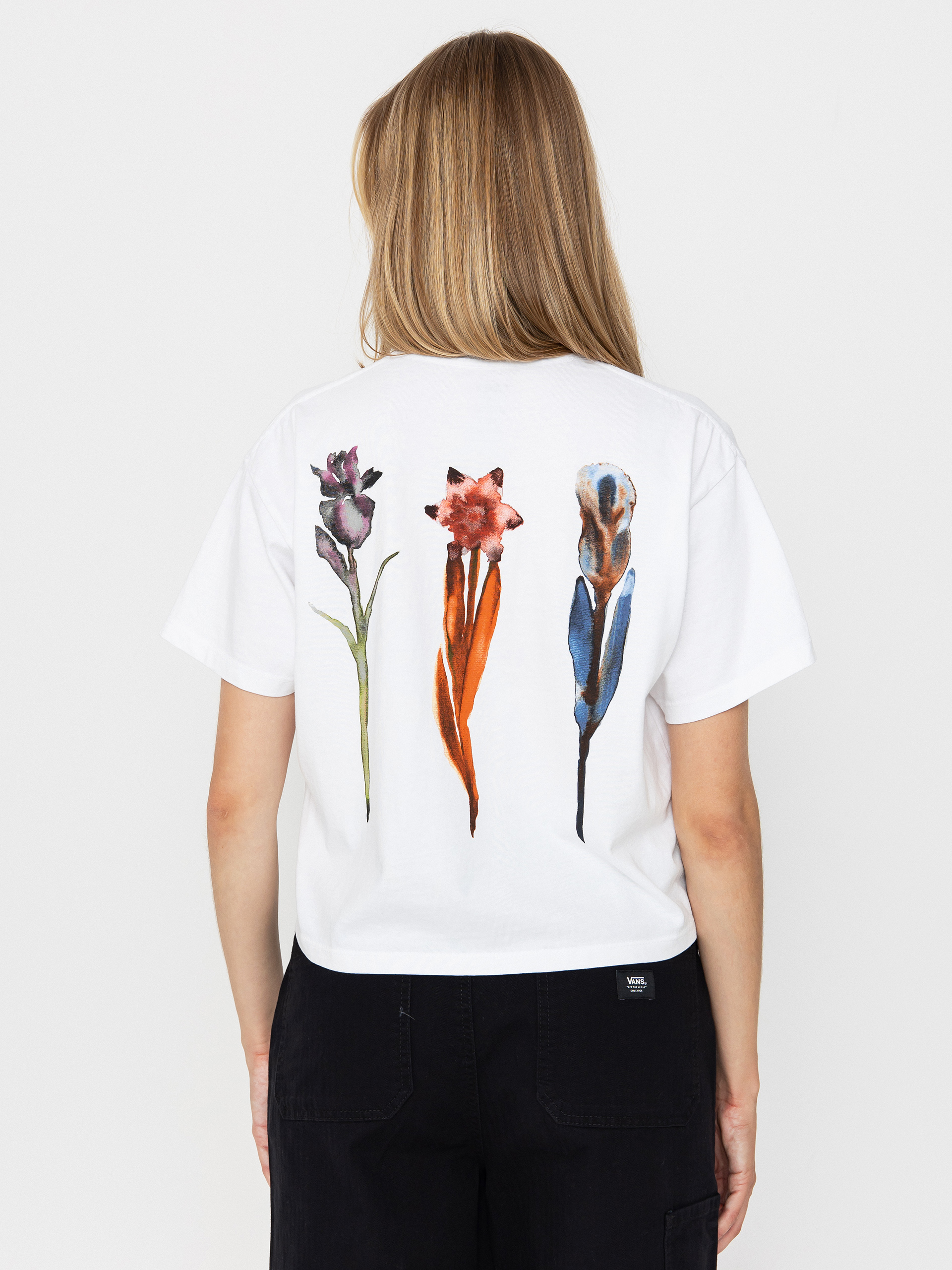 T-shirt OBEY Water Color Flower Wmn (white)