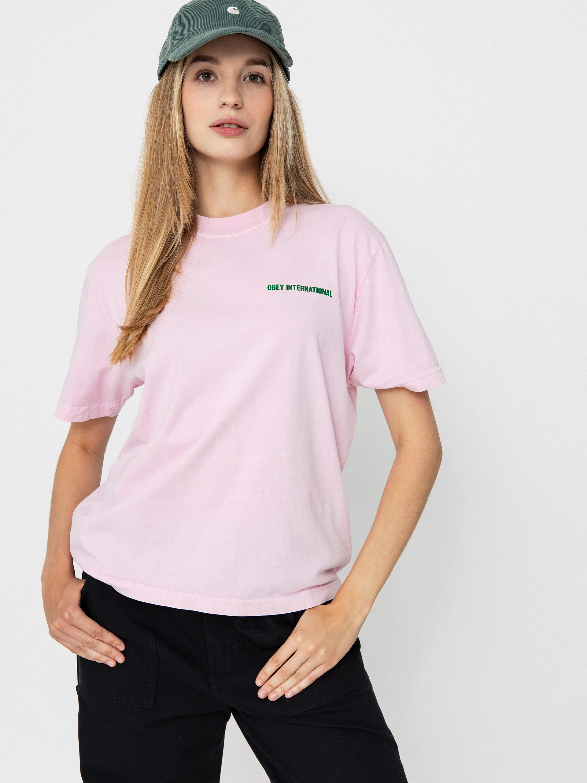 T-shirt OBEY International Cities Wmn (pigment cradle pink)