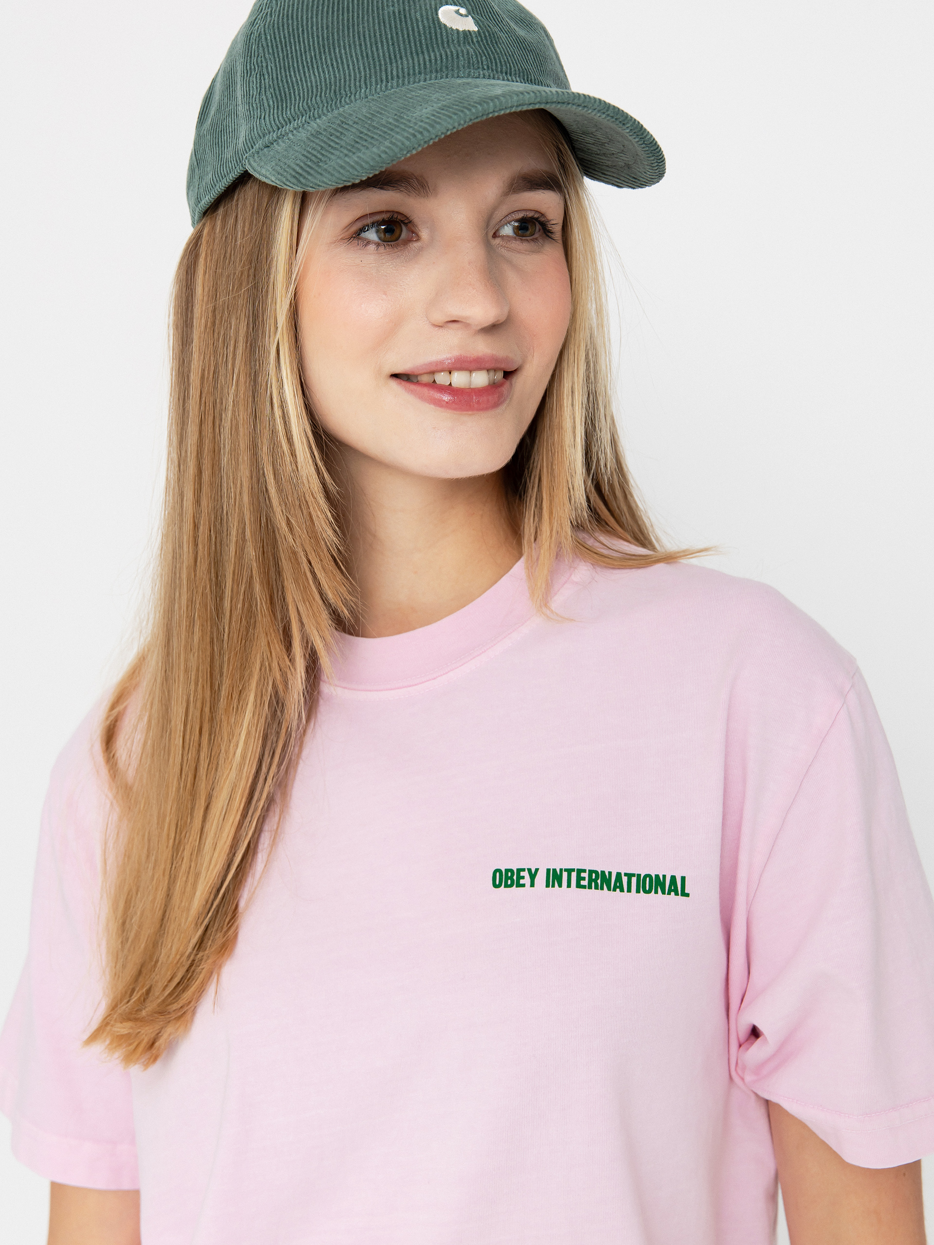 T-shirt OBEY International Cities Wmn (pigment cradle pink)