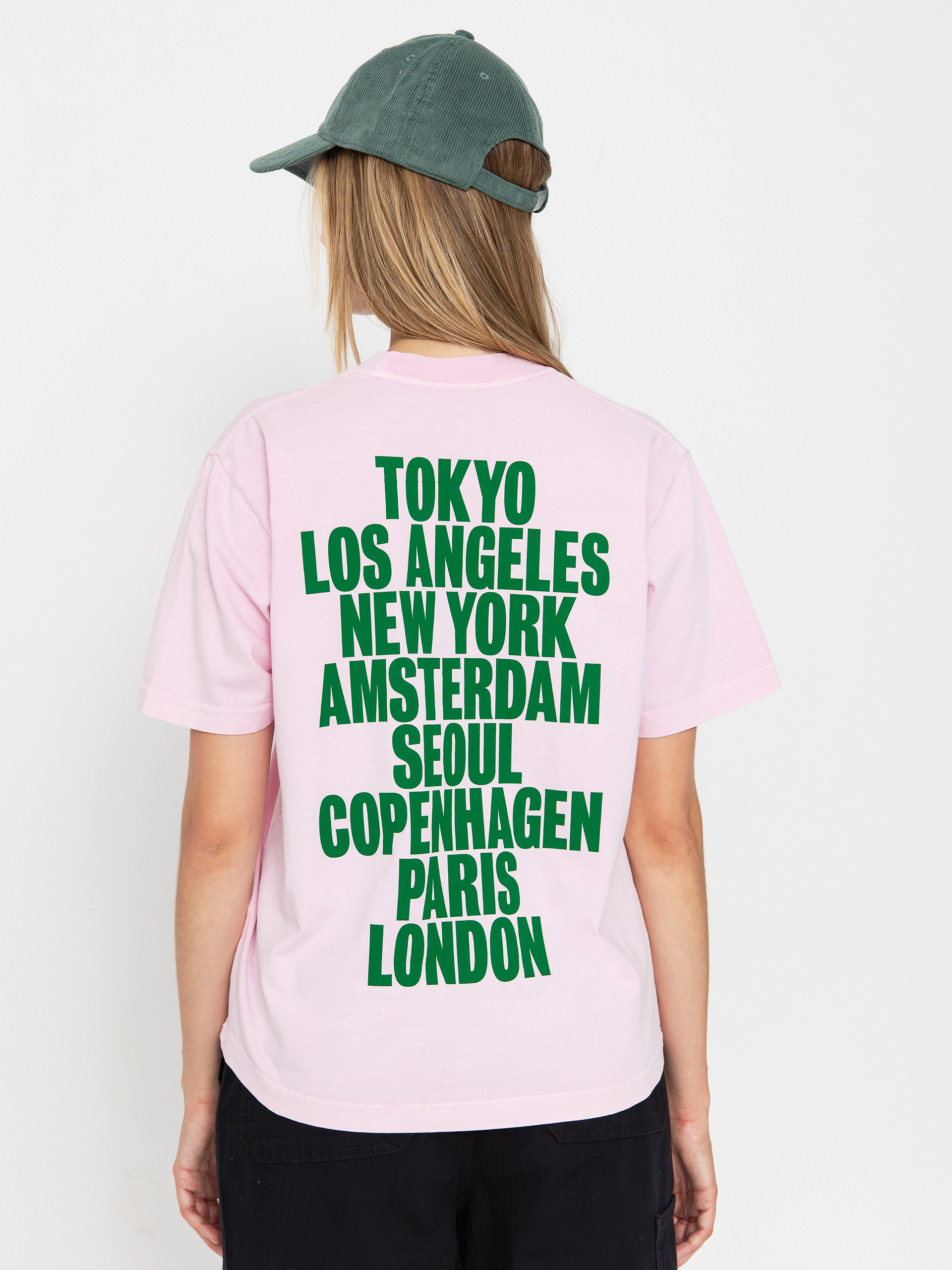 T-shirt OBEY International Cities Wmn (pigment cradle pink)