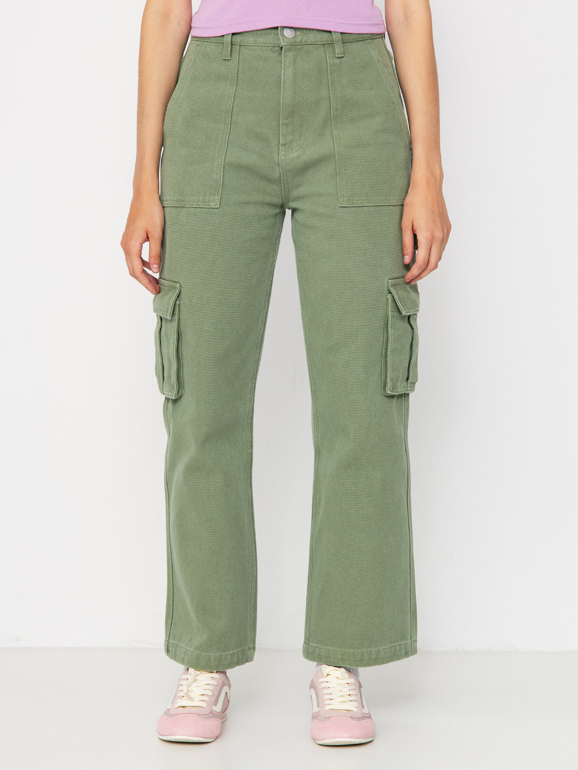 Spodnie Santa Cruz Workers Cargo Wmn (pale sage wash)