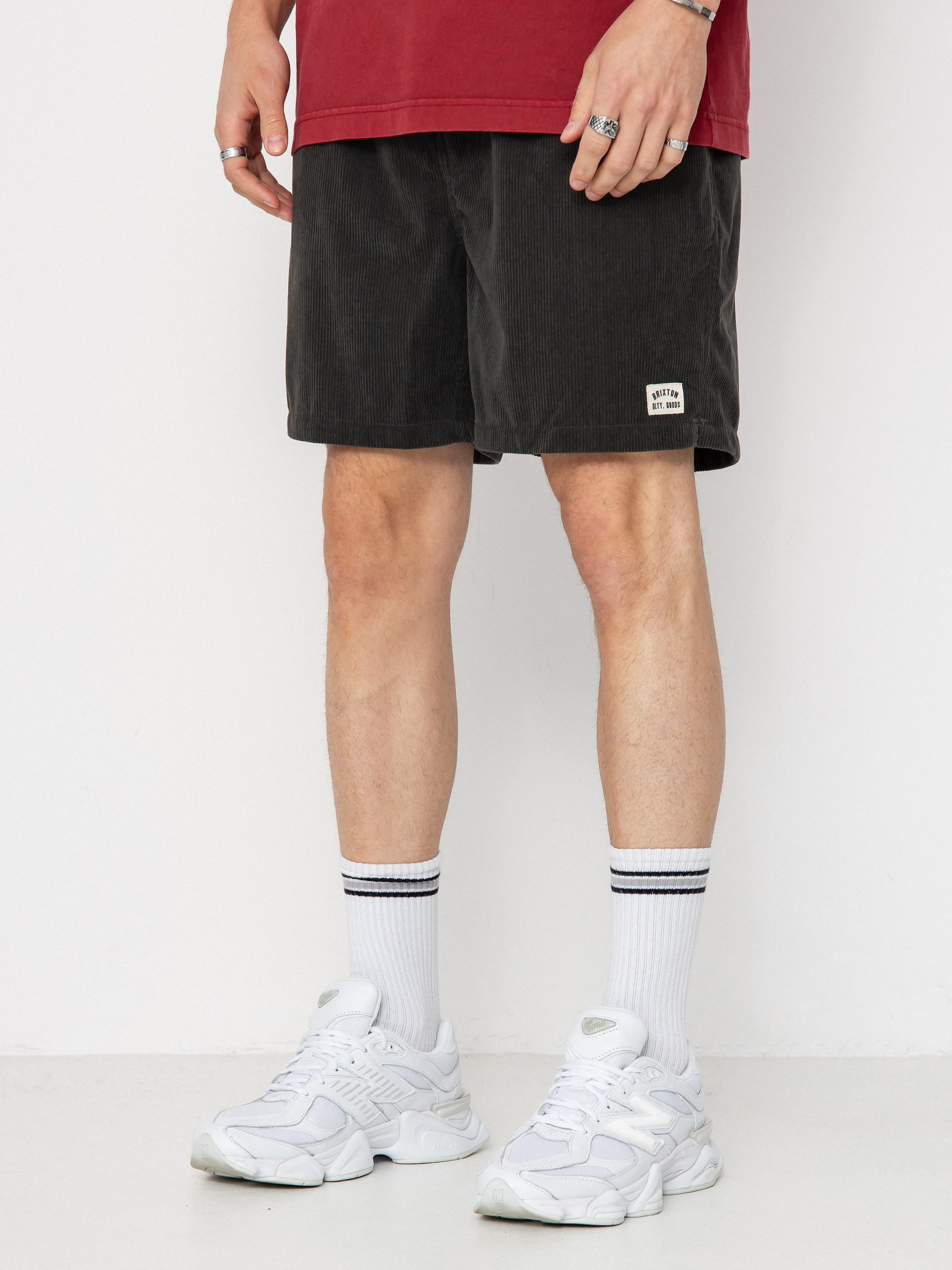 Szorty Brixton Everyday Corduroy (washed black)