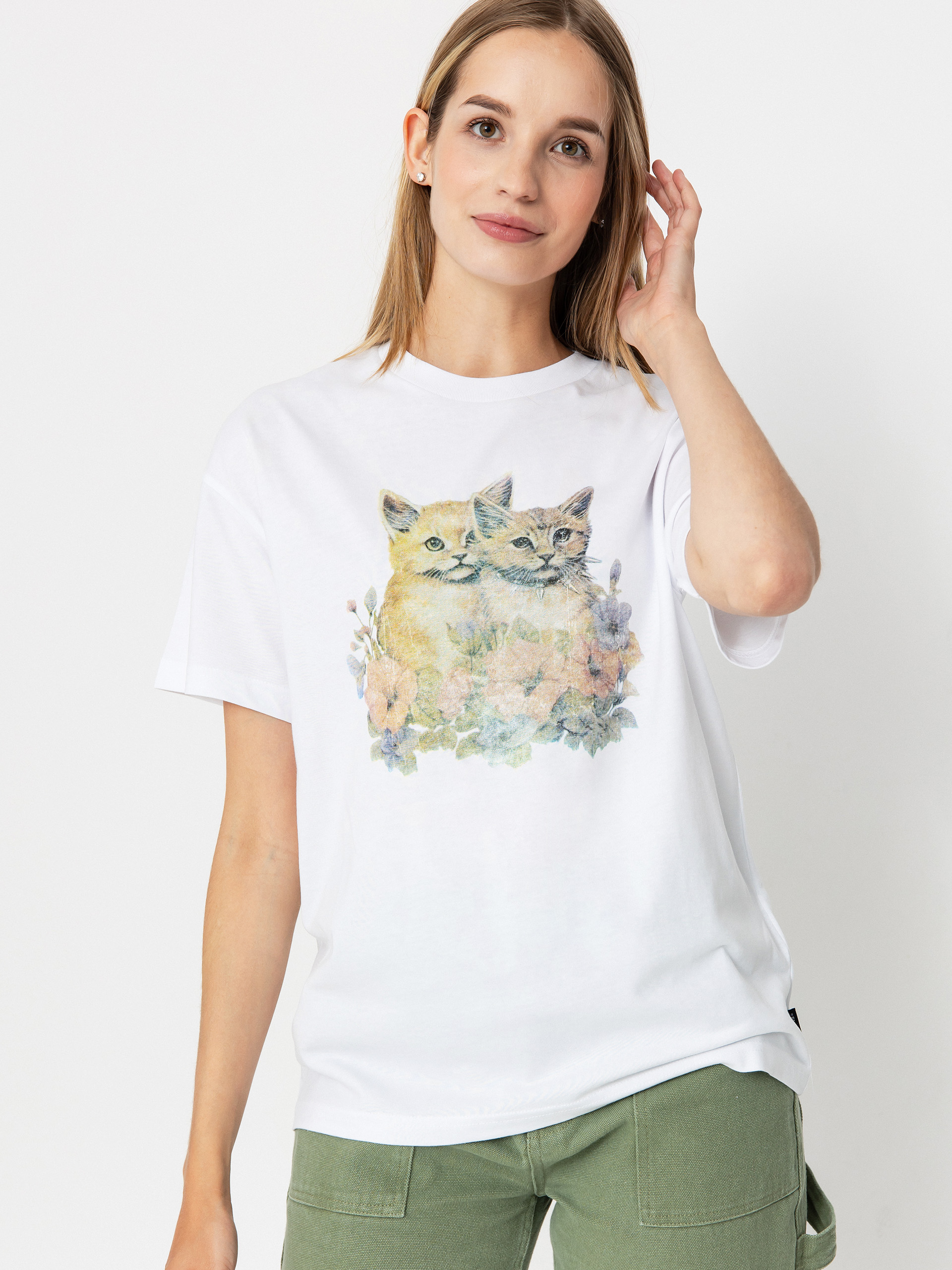 T-shirt Vans Smitten Oversized Wmn (white)