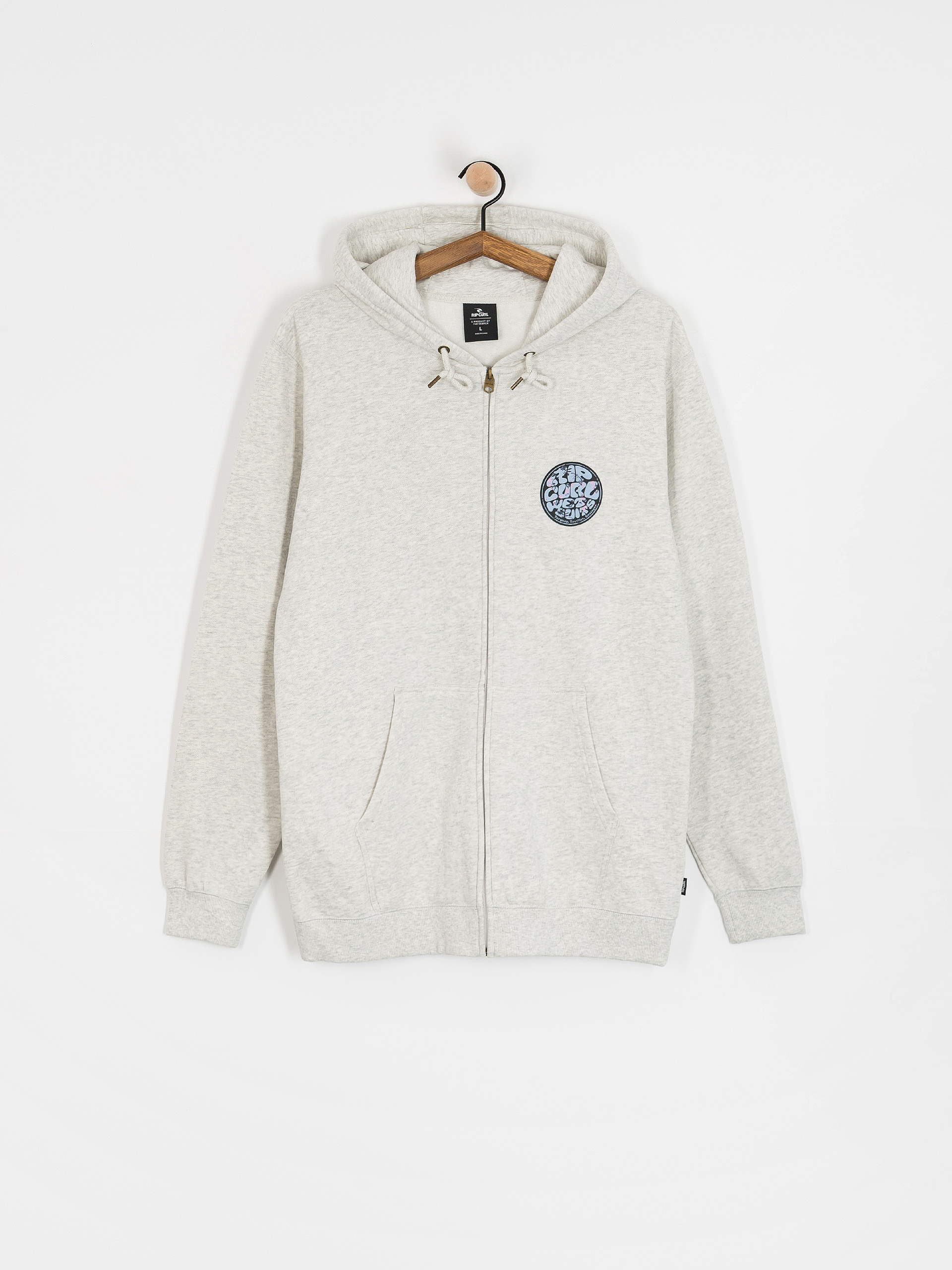 Bluza z kapturem Rip Curl Wettie Passage Icon ZHD (grey heather)