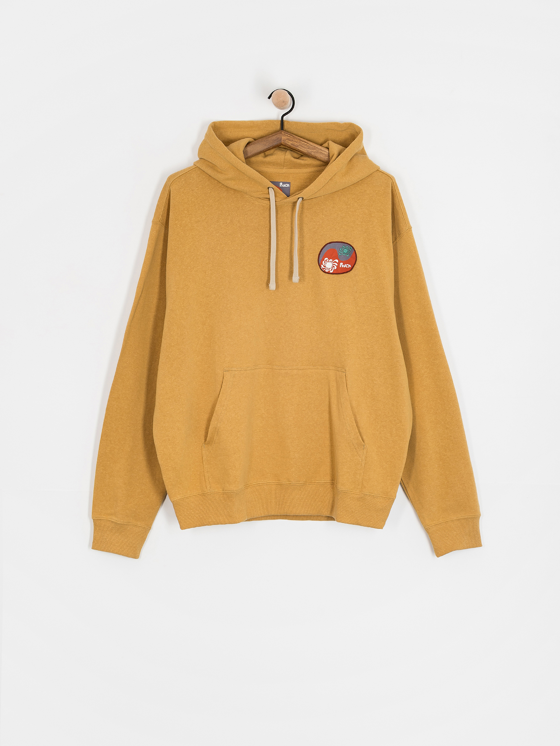 Bluza z kapturem RVCA La Wave HD (ochre)