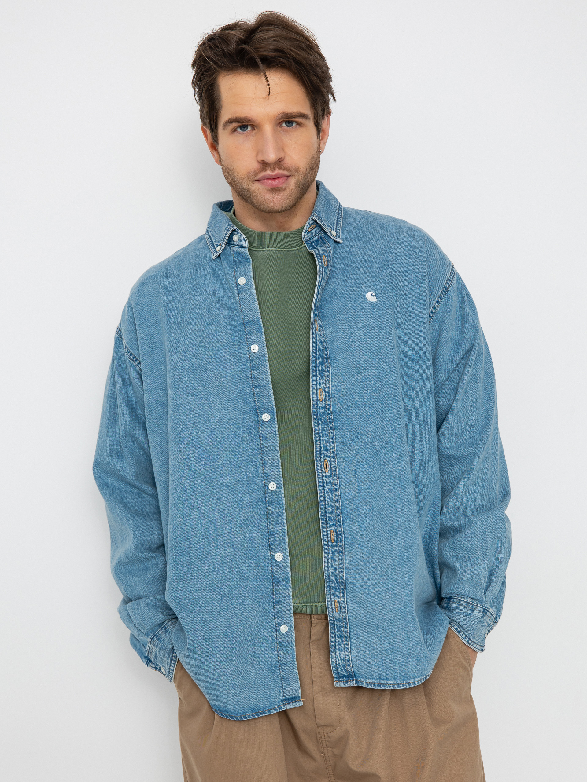 Koszula Carhartt WIP Lucas (blue)