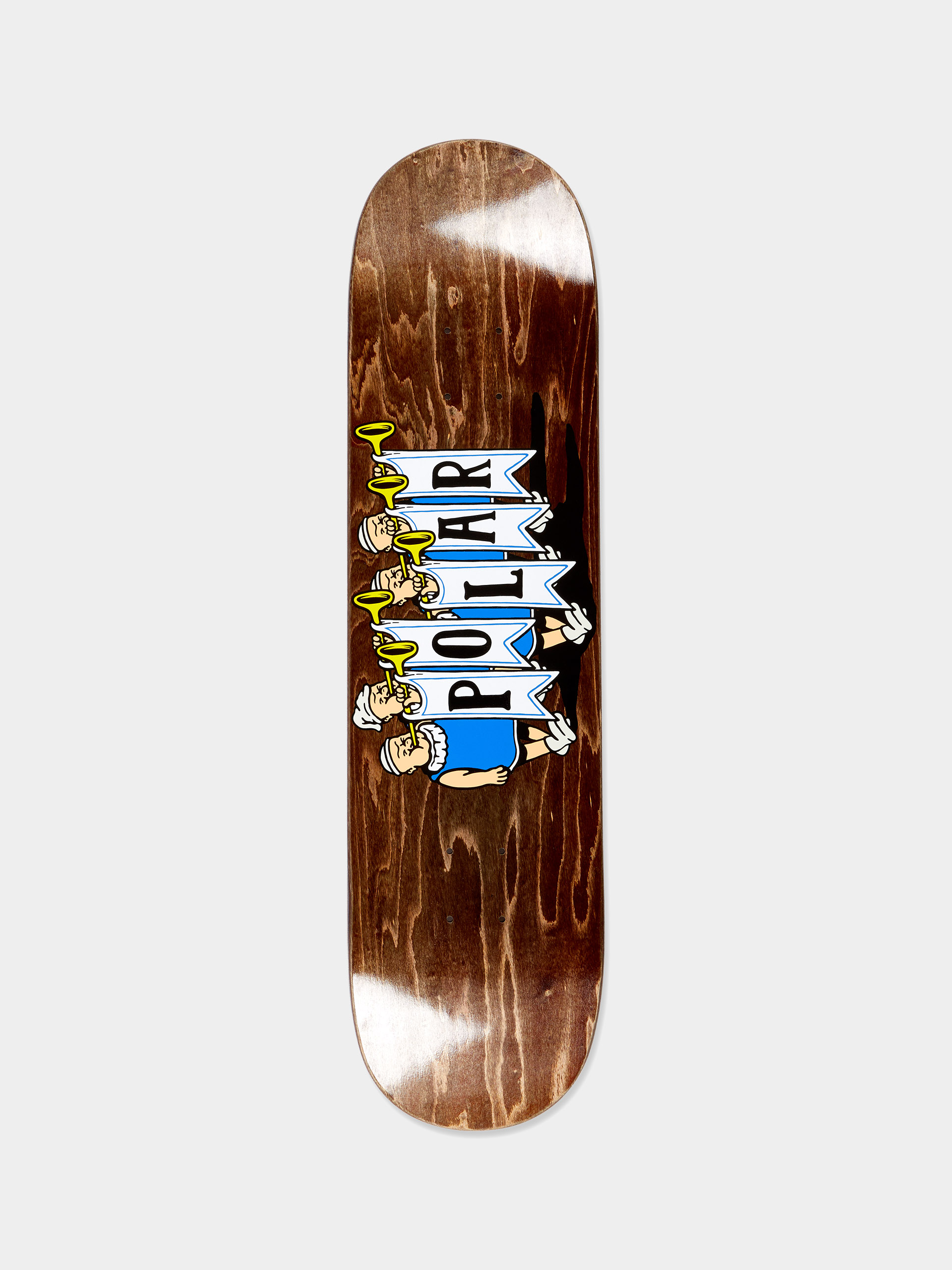 Deck Polar Skate Team Model Trumpets (brown)
