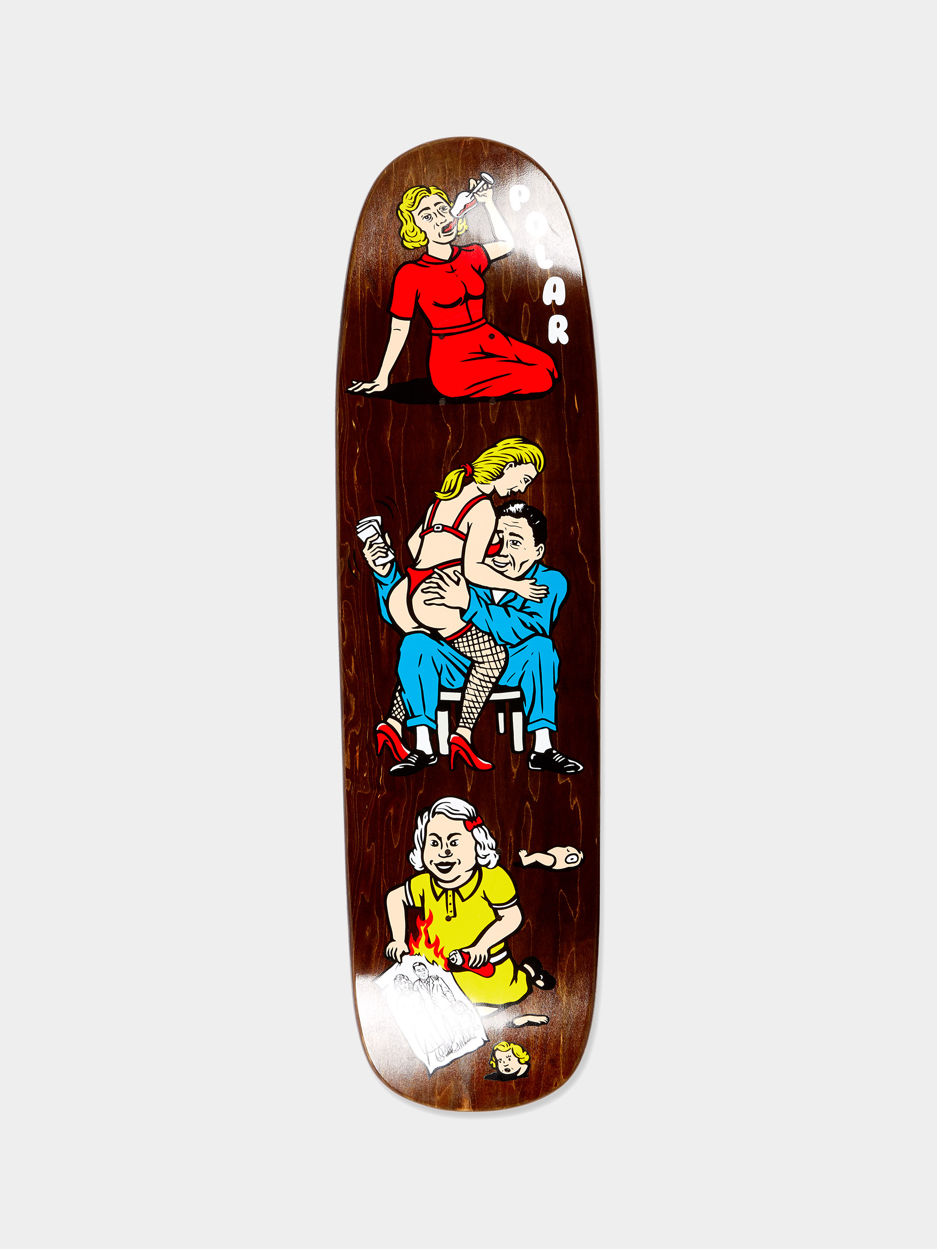 Deck Polar Skate Team Model Family Affair (brown)