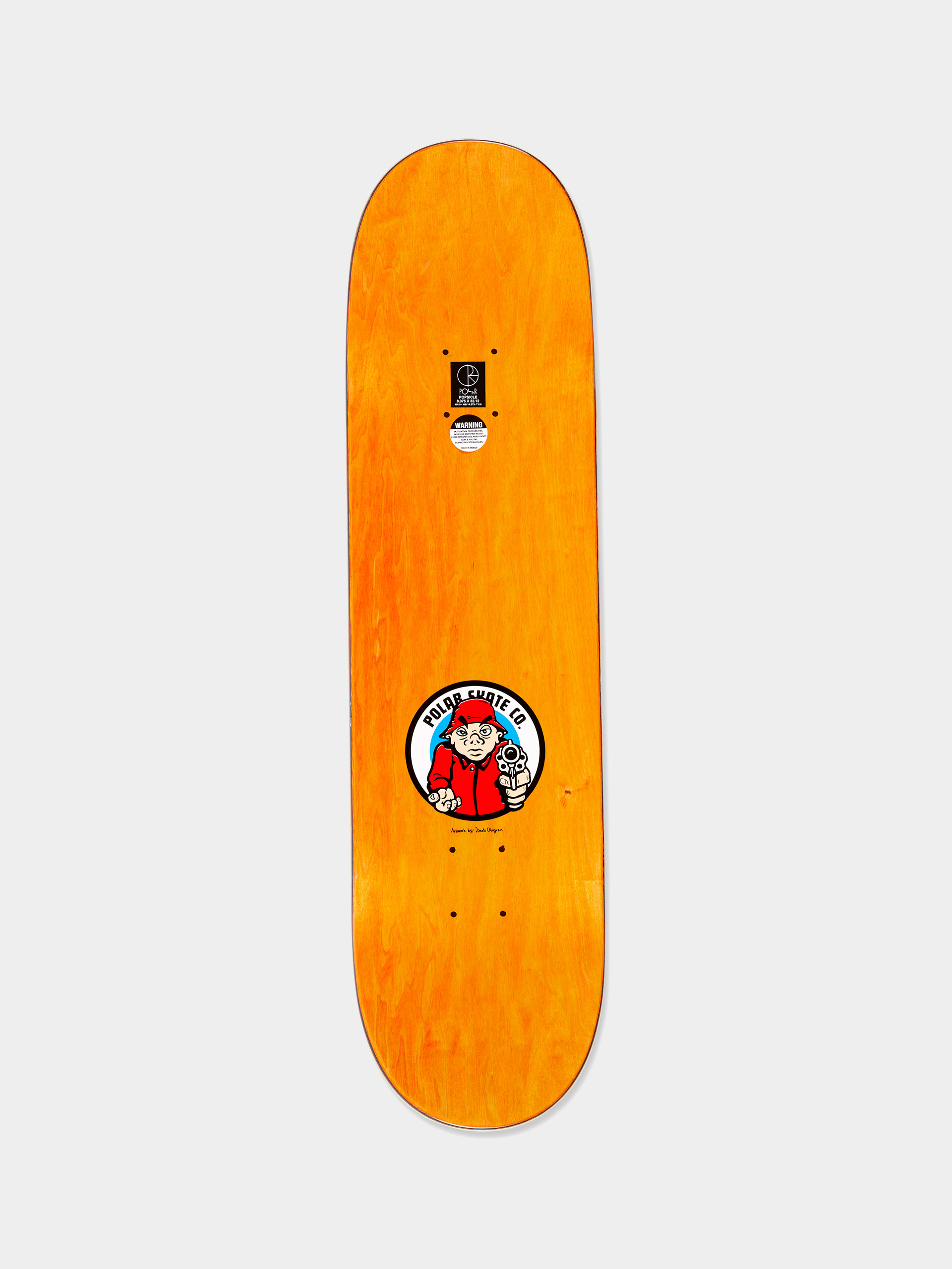Deck Polar Skate Emile Laurent High School (orange)