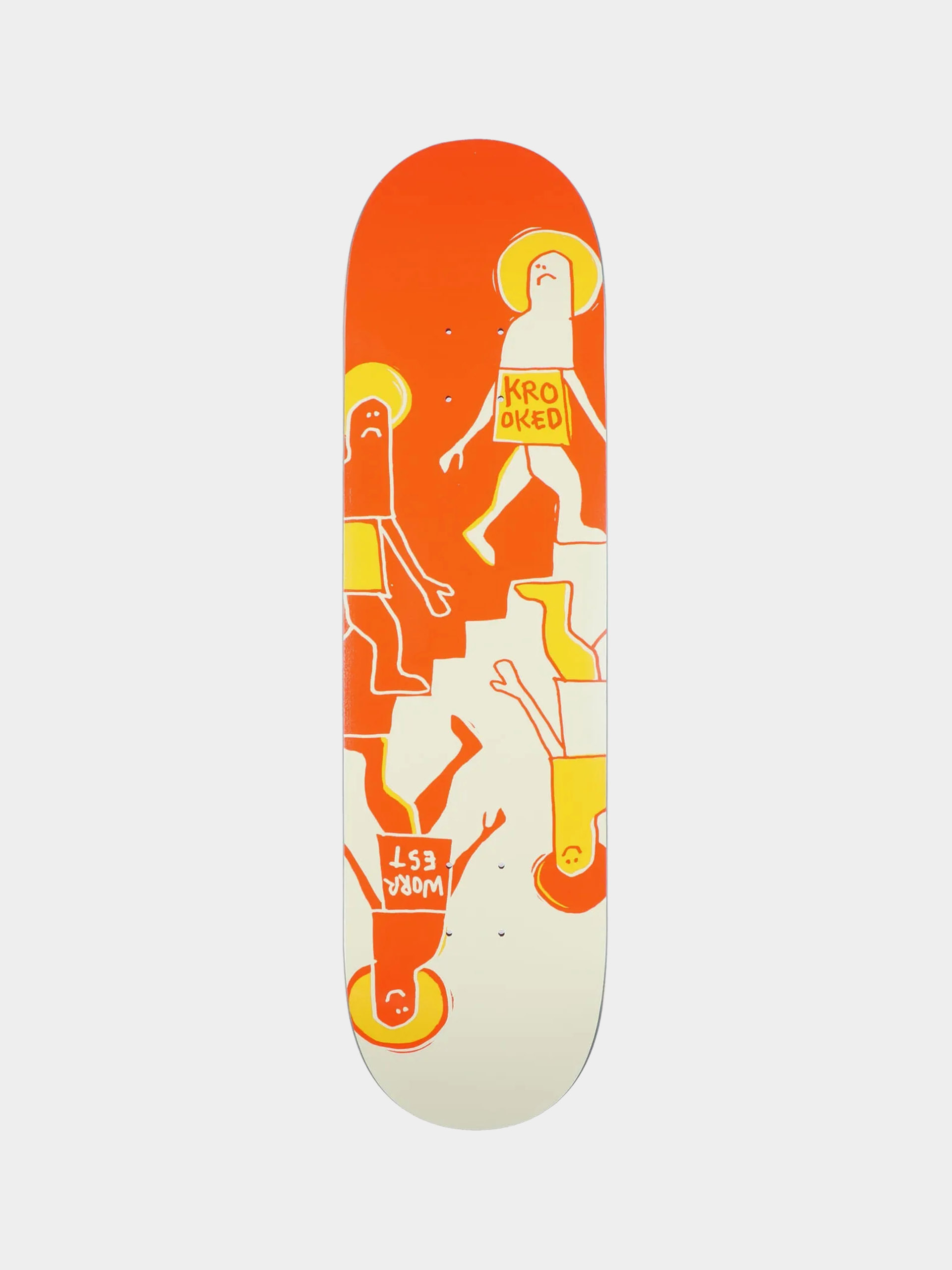 Deck Krooked Worrest Up Down (orange/beige)