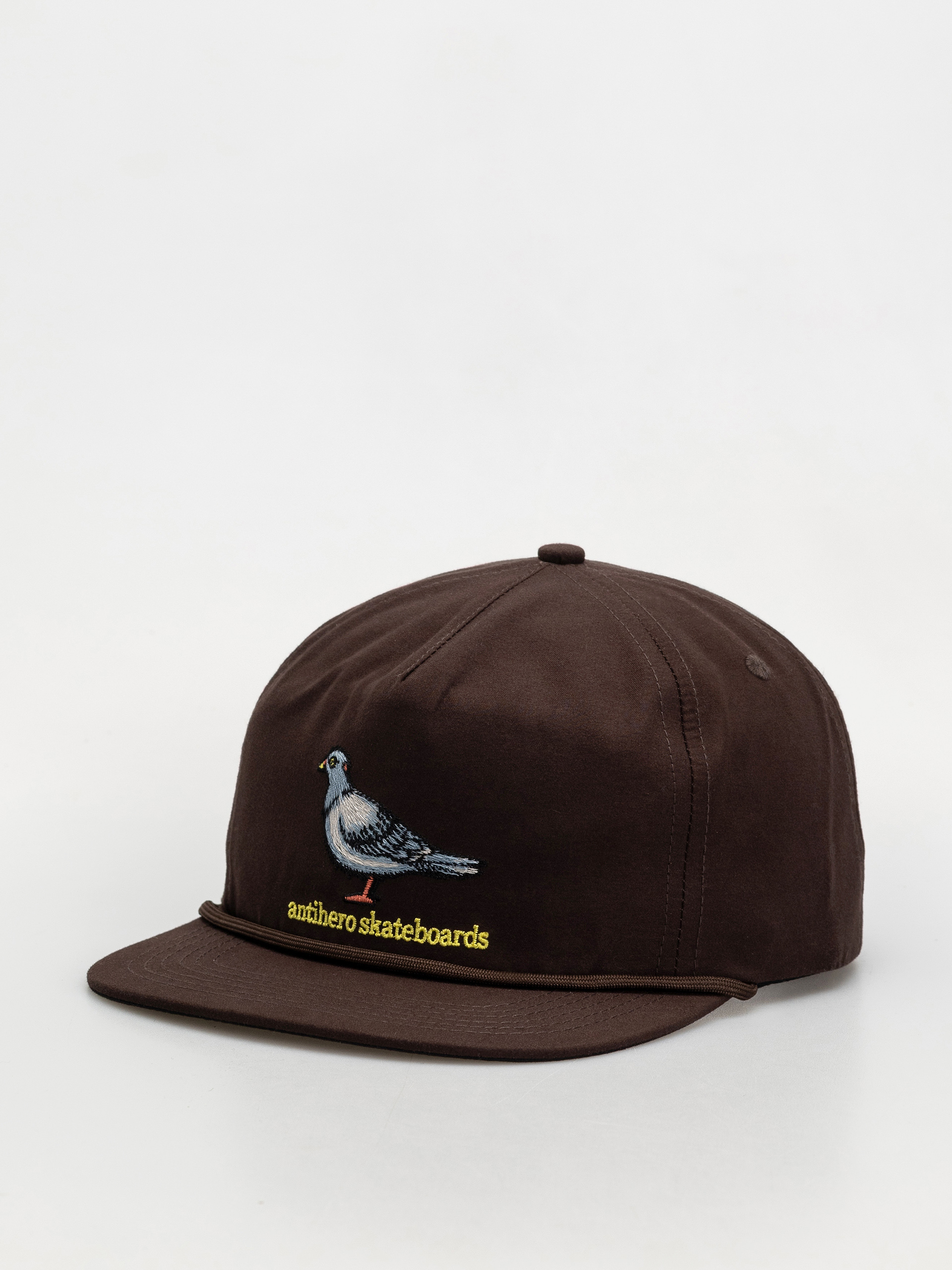 Czapka z daszkiem Antihero Lil Pigeon (dark brown/yellow)