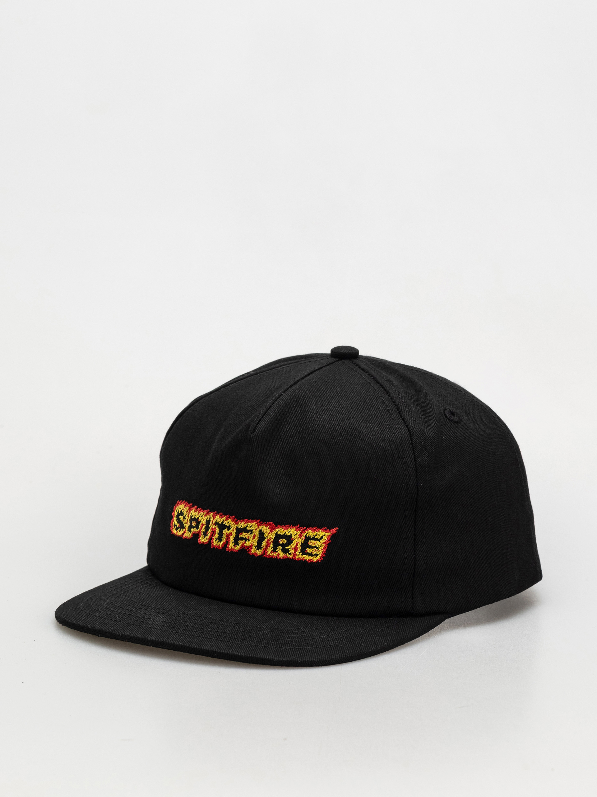 Czapka z daszkiem Spitfire Flames Script (black)