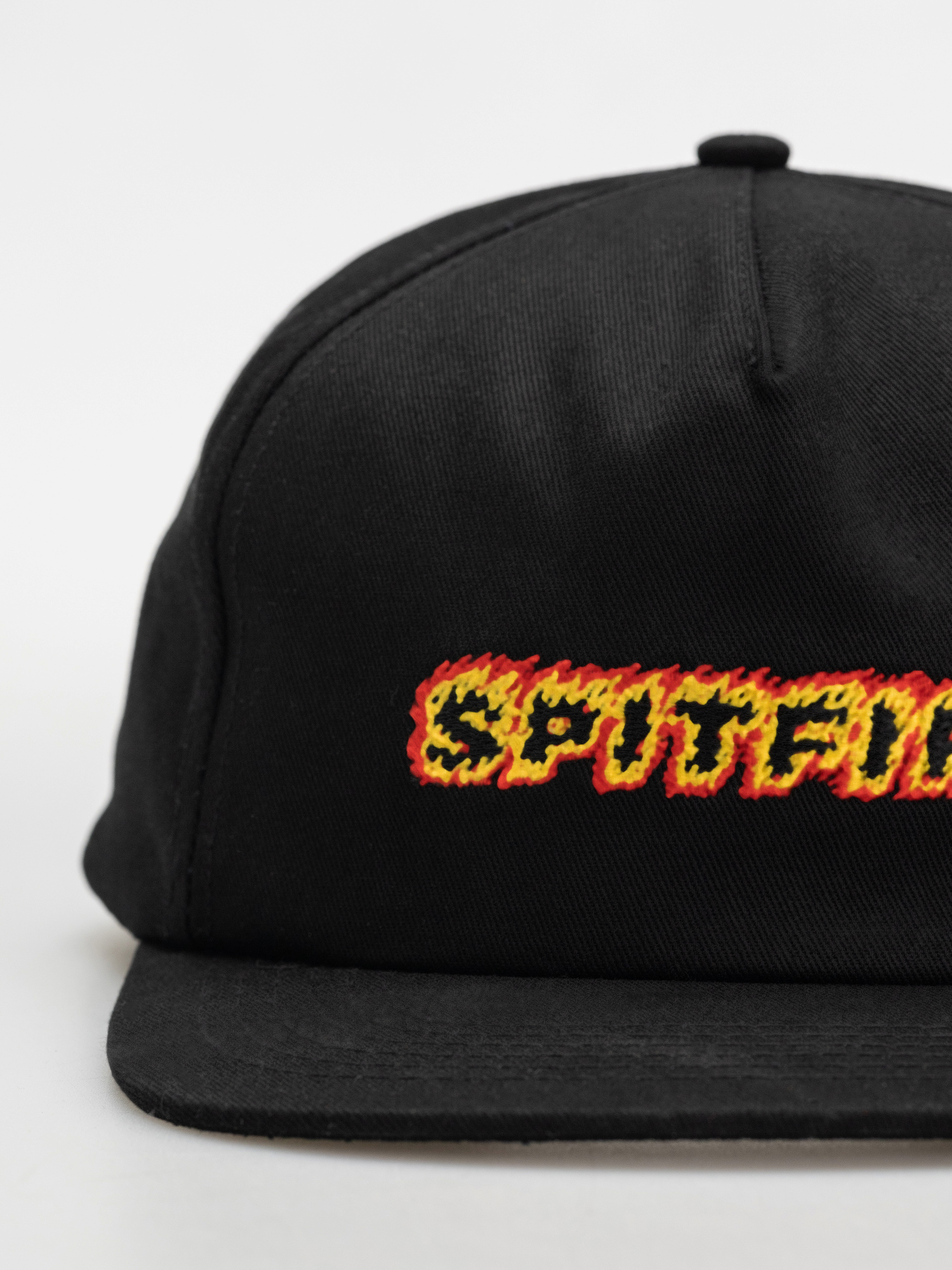 Czapka z daszkiem Spitfire Flames Script (black)