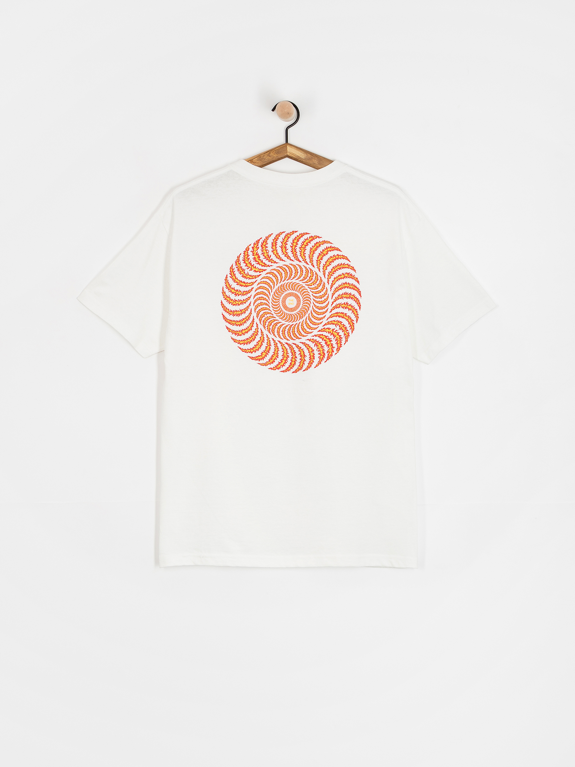T-shirt Spitfire Og Classic Flame (white w/red yellow&black prints)