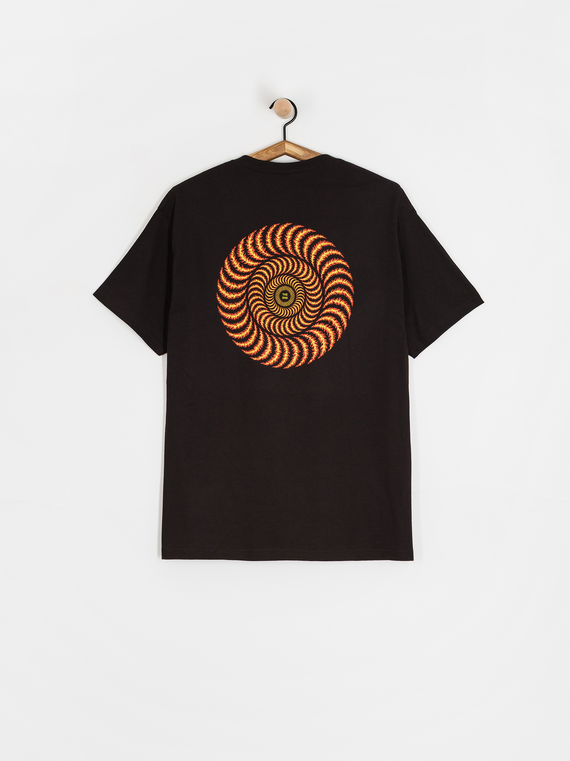 T-shirt Spitfire Og Classic Flame (black w/red&yellow prints)