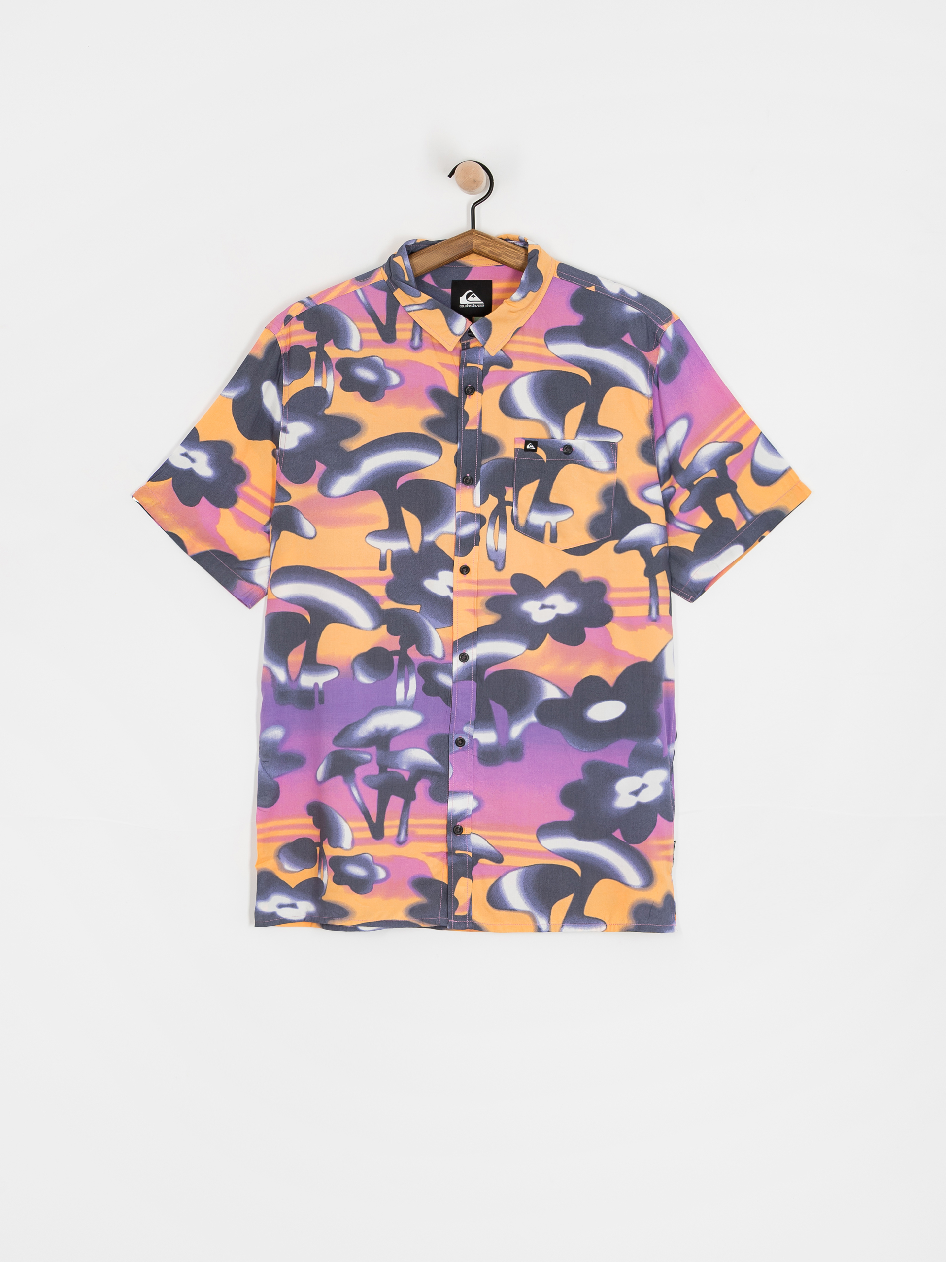 Koszula Quiksilver Safe Paradise (vintage violet biophilia)