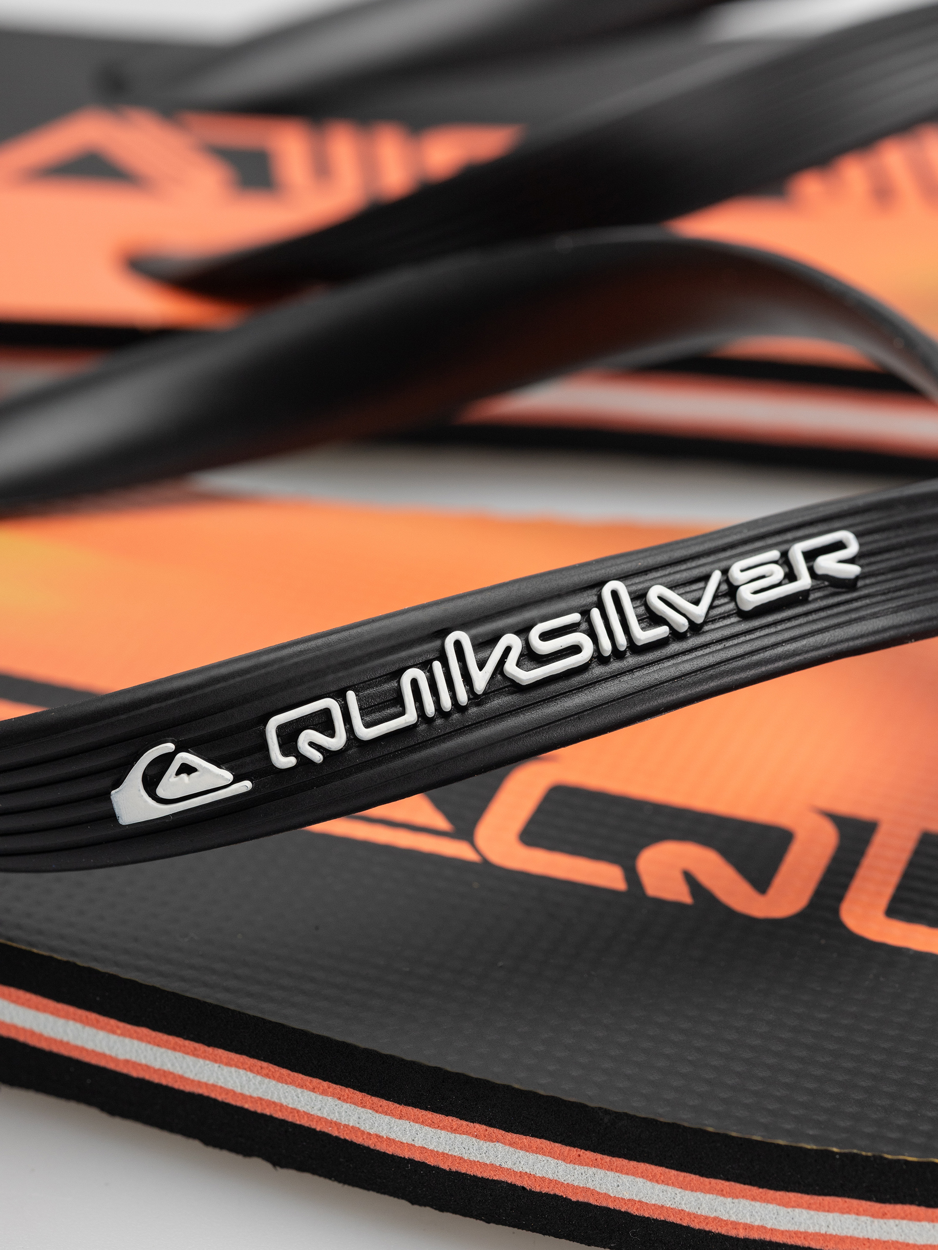 Japonki Quiksilver Molokai Art 25 (fiery coral wordblock)