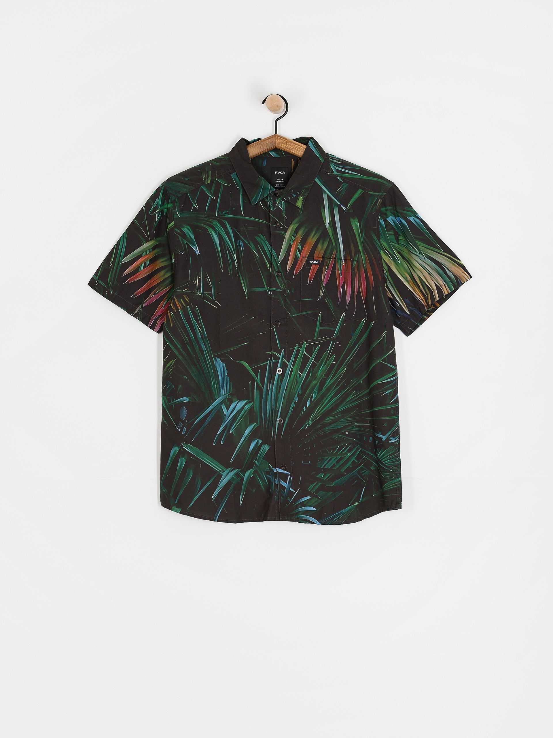 Koszula RVCA Hawaii Palms (black)