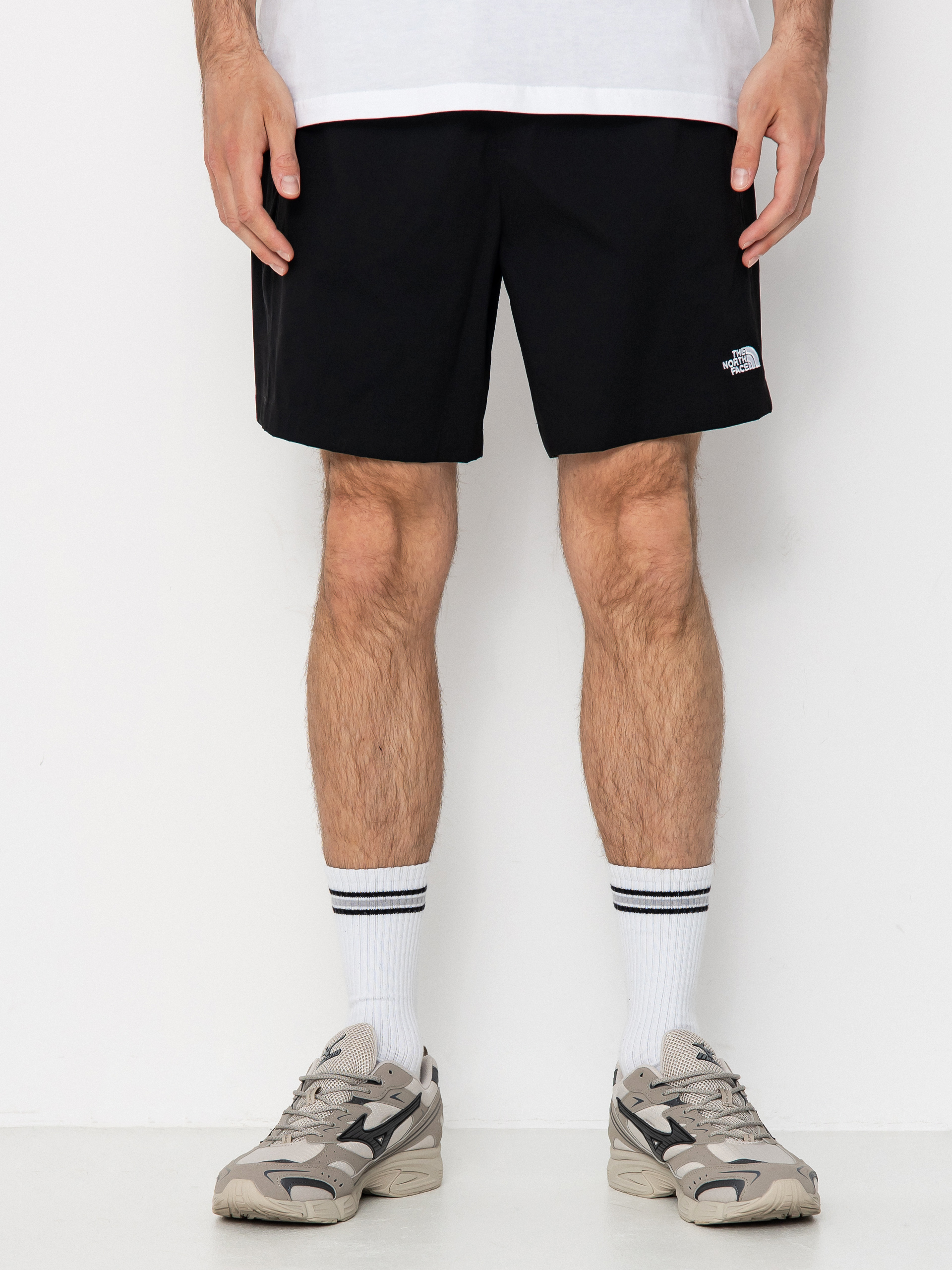 ★★THE NORTH FACE★★ Daily Essential EX Shorts NS6NQ05C Szorty The North Face Essential Relaxed - czarny (tnf black)