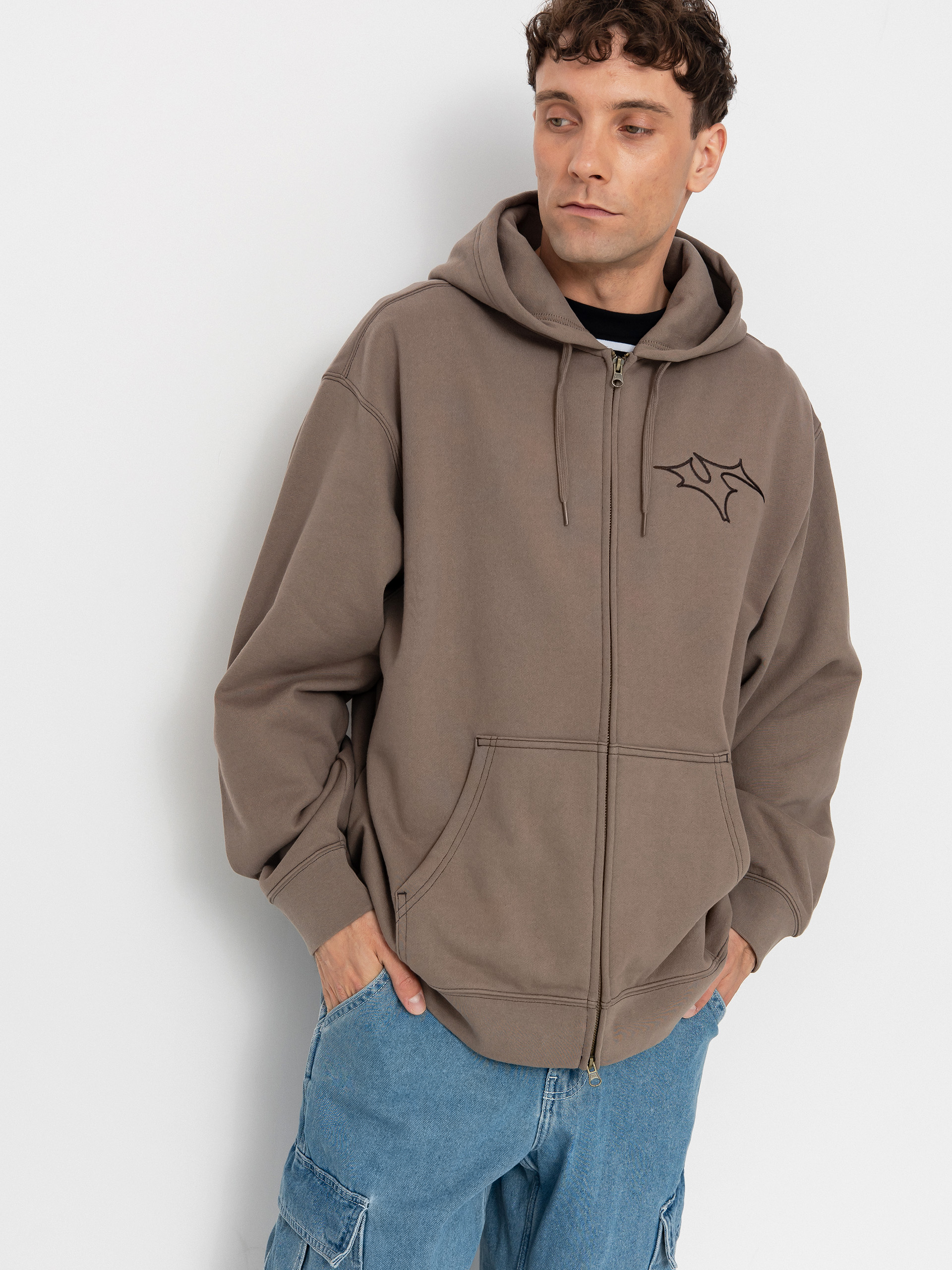 Bluza z kapturem Vans Skate V Thorn ZHD (walnut)