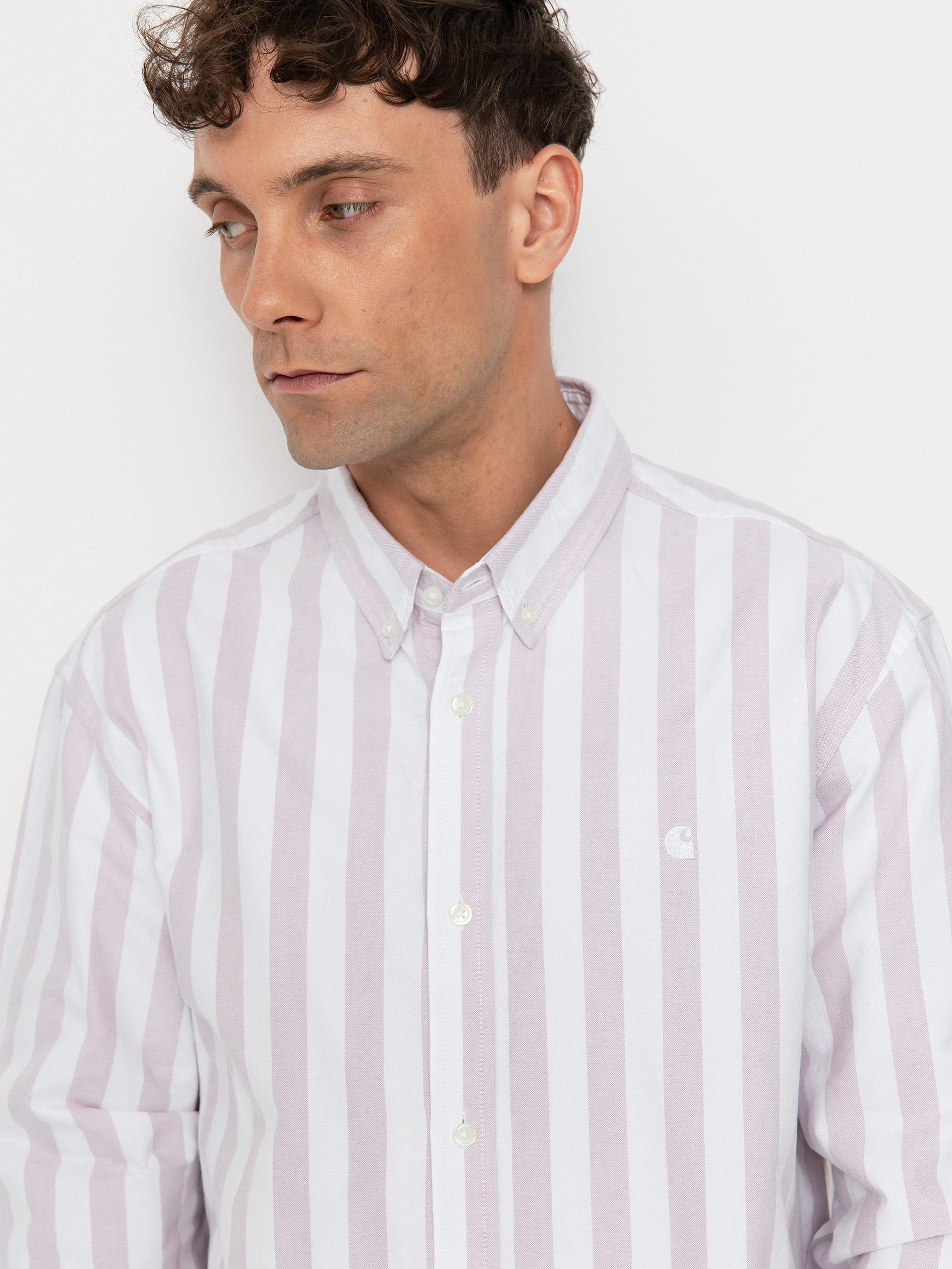 Koszula Carhartt WIP Dillion (dillion stripe/hortensia/white)