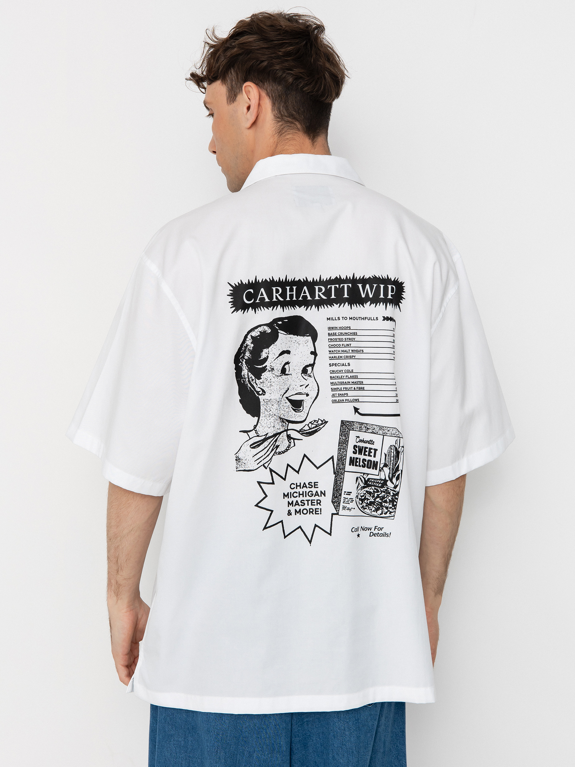 Koszula Carhartt WIP Deli (white/black)