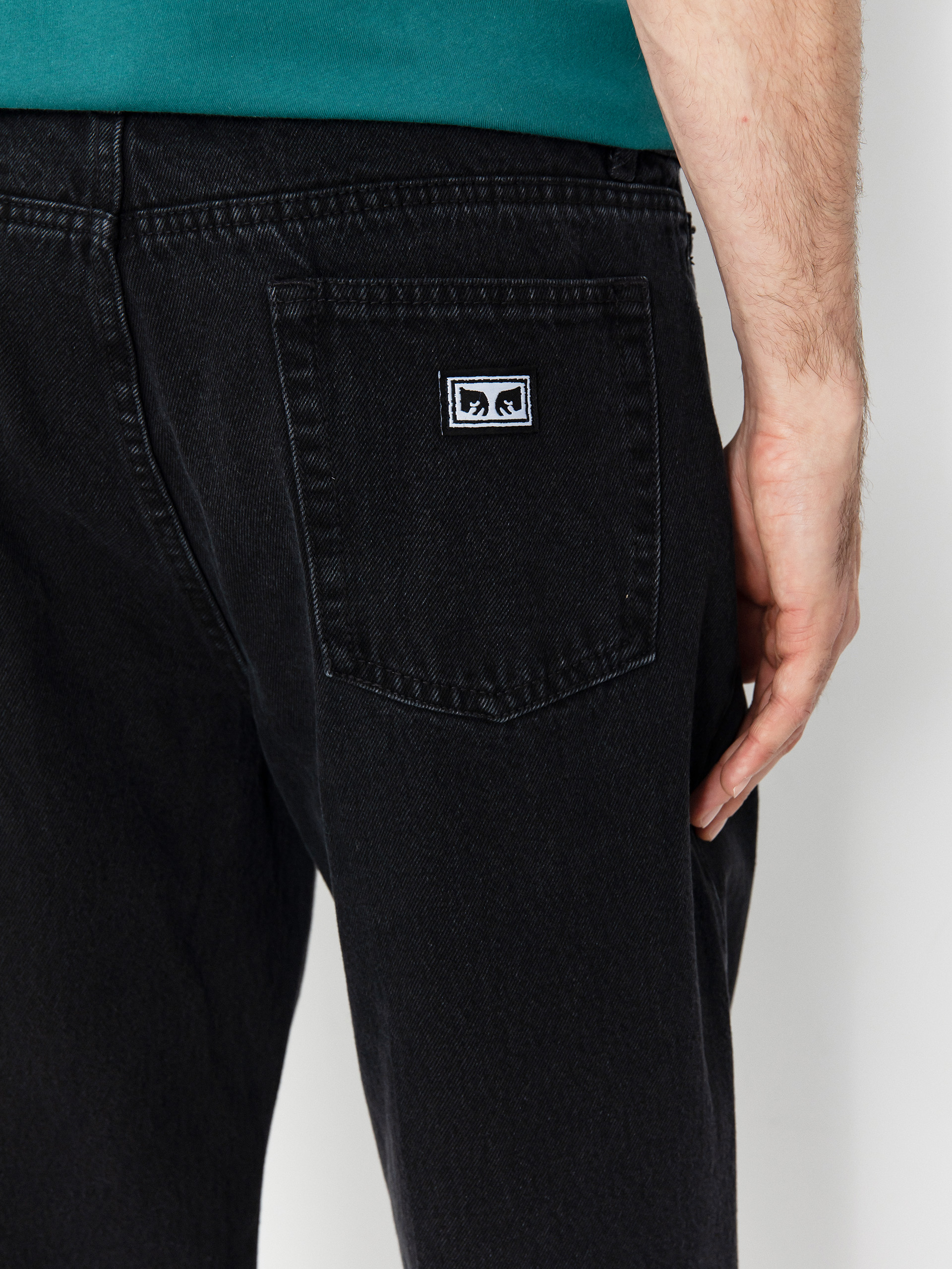 Spodnie OBEY Hardwork Denim (faded black)