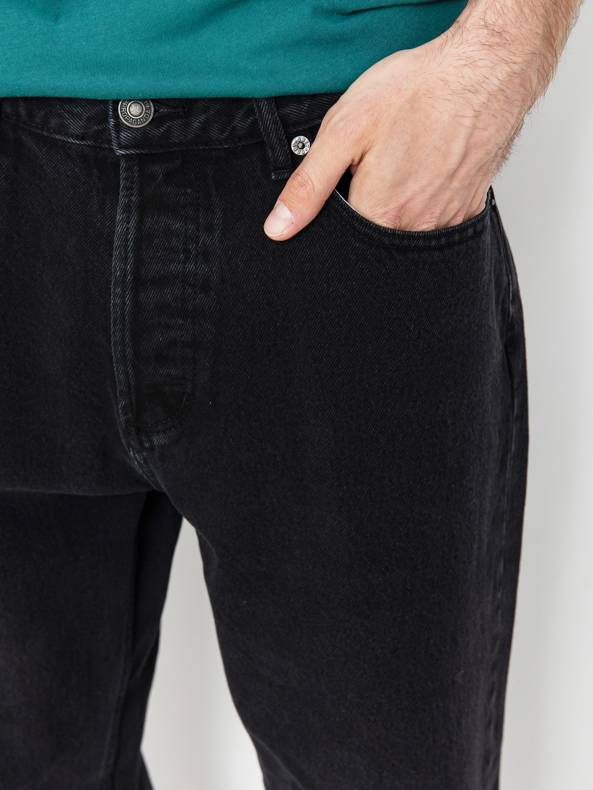 Spodnie OBEY Hardwork Denim (faded black)