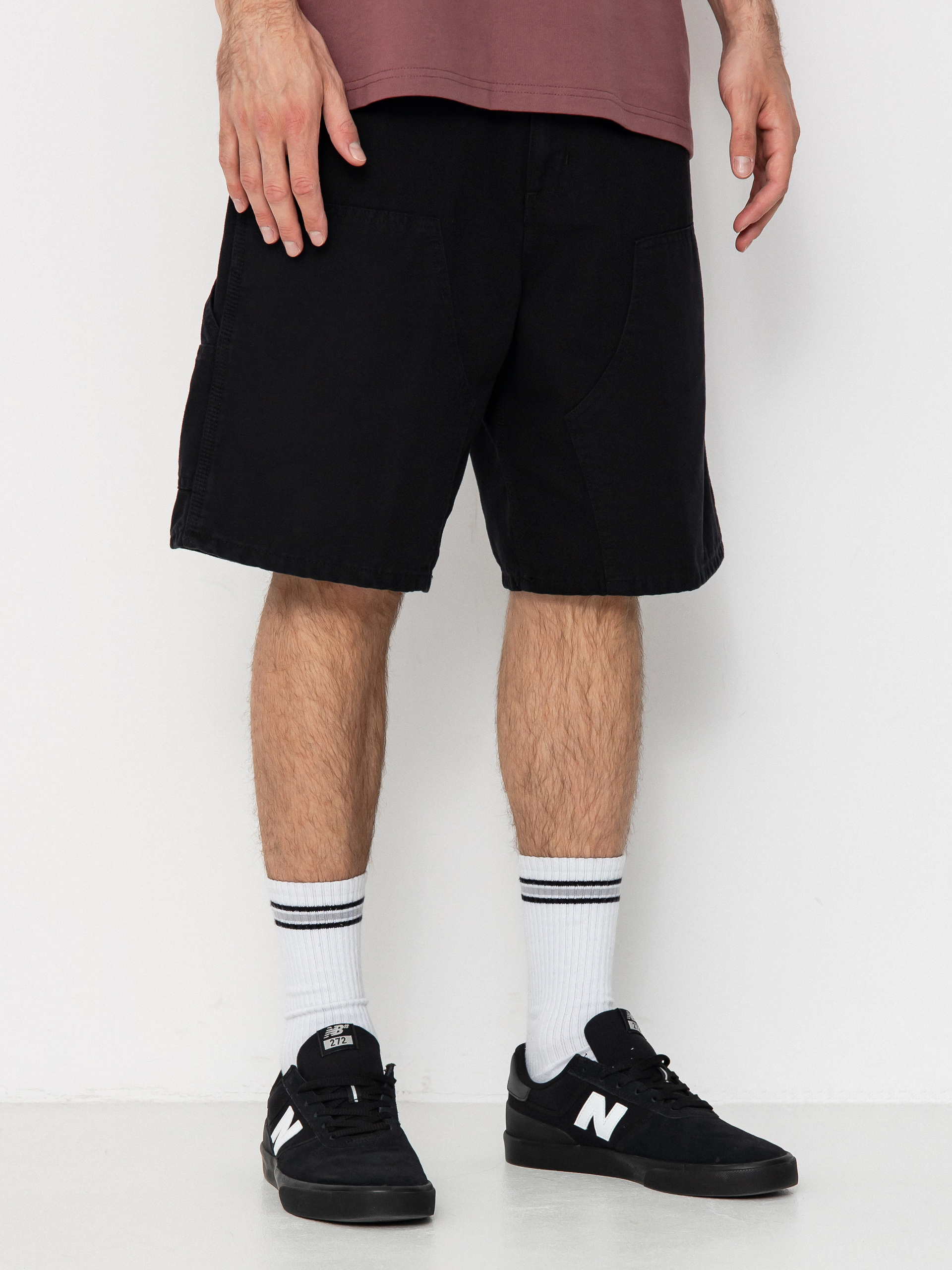 Szorty Carhartt WIP Double Knee (black)