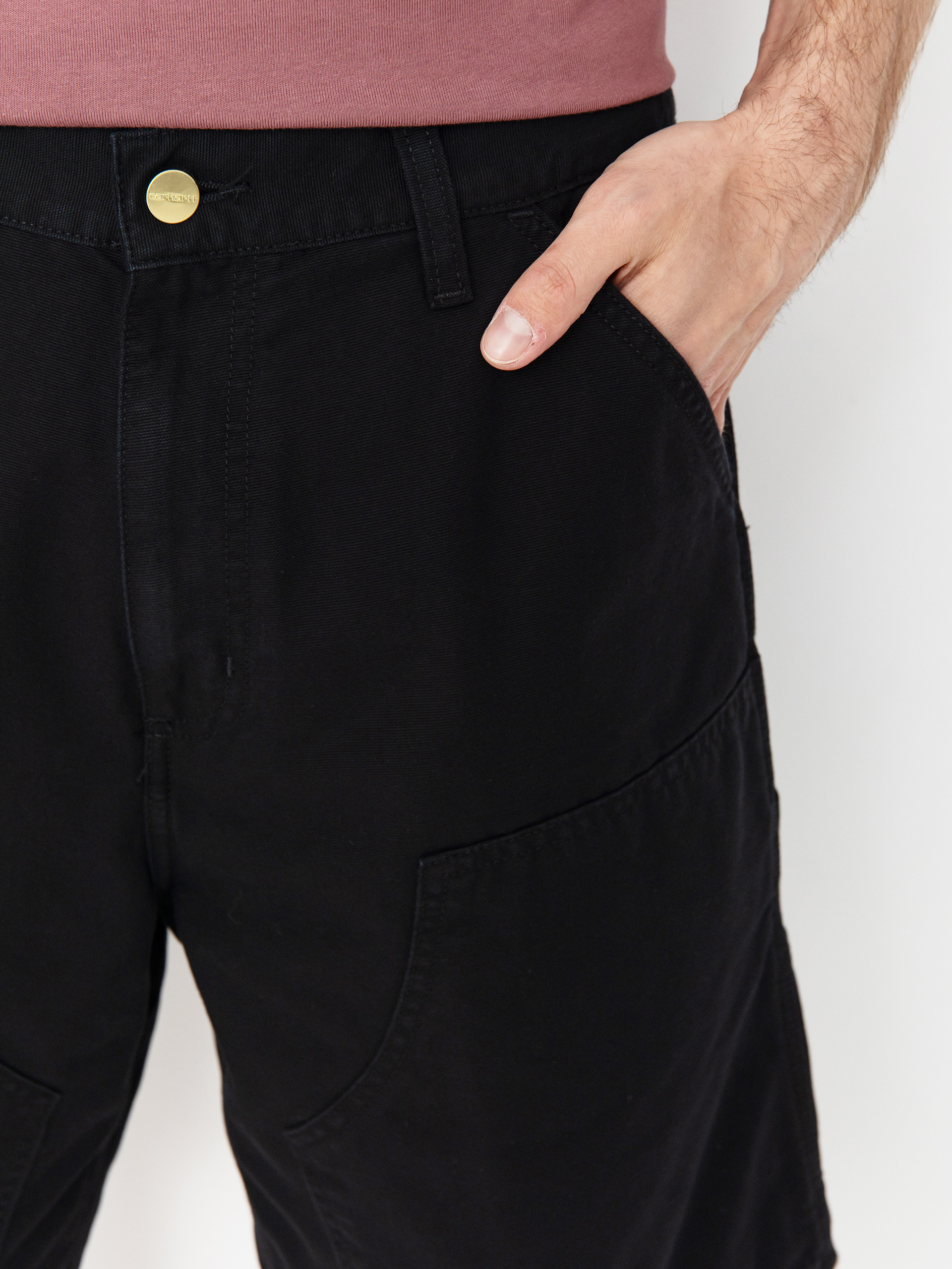 Szorty Carhartt WIP Double Knee (black)