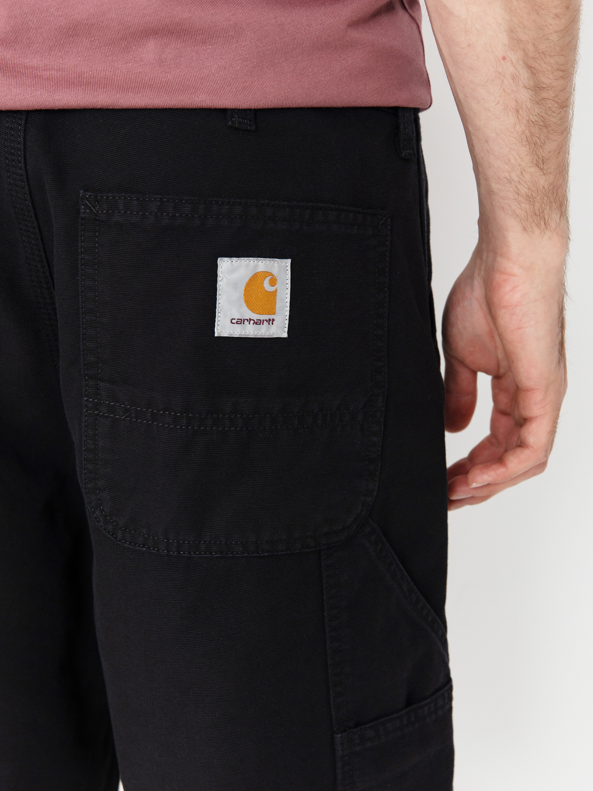 Szorty Carhartt WIP Double Knee (black)