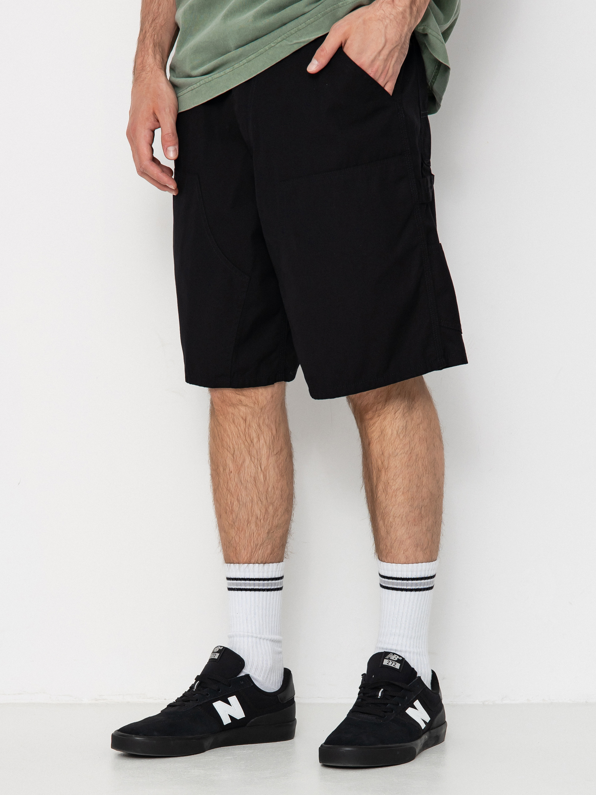 Szorty Carhartt WIP Double Knee (black)