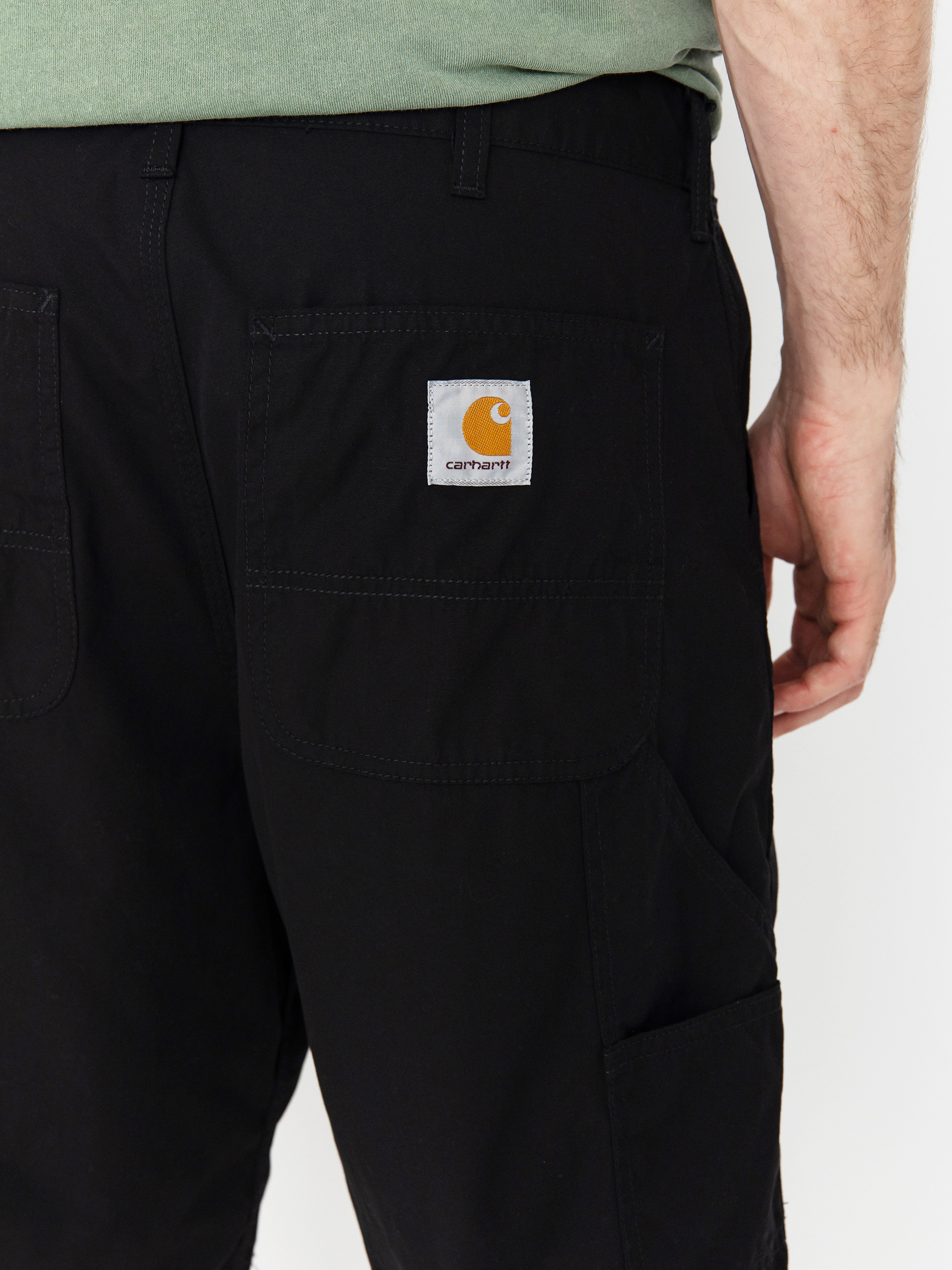 Szorty Carhartt WIP Double Knee (black)