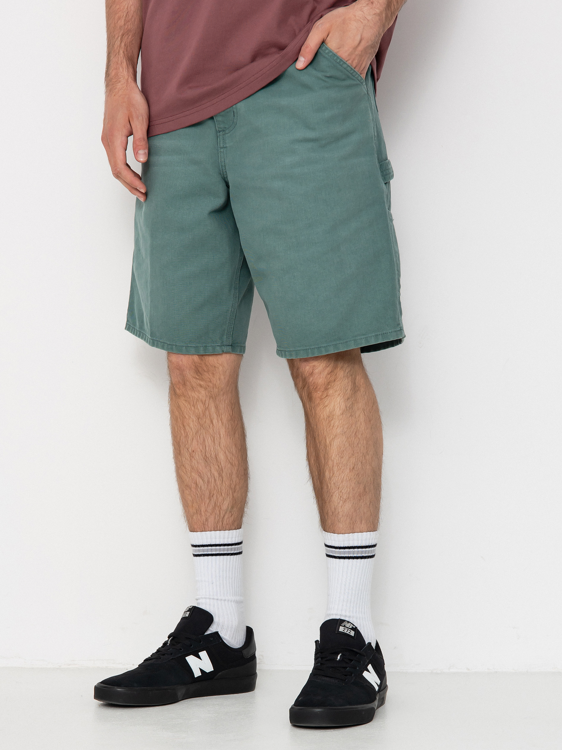 Szorty Carhartt WIP Single Knee (silver pine)