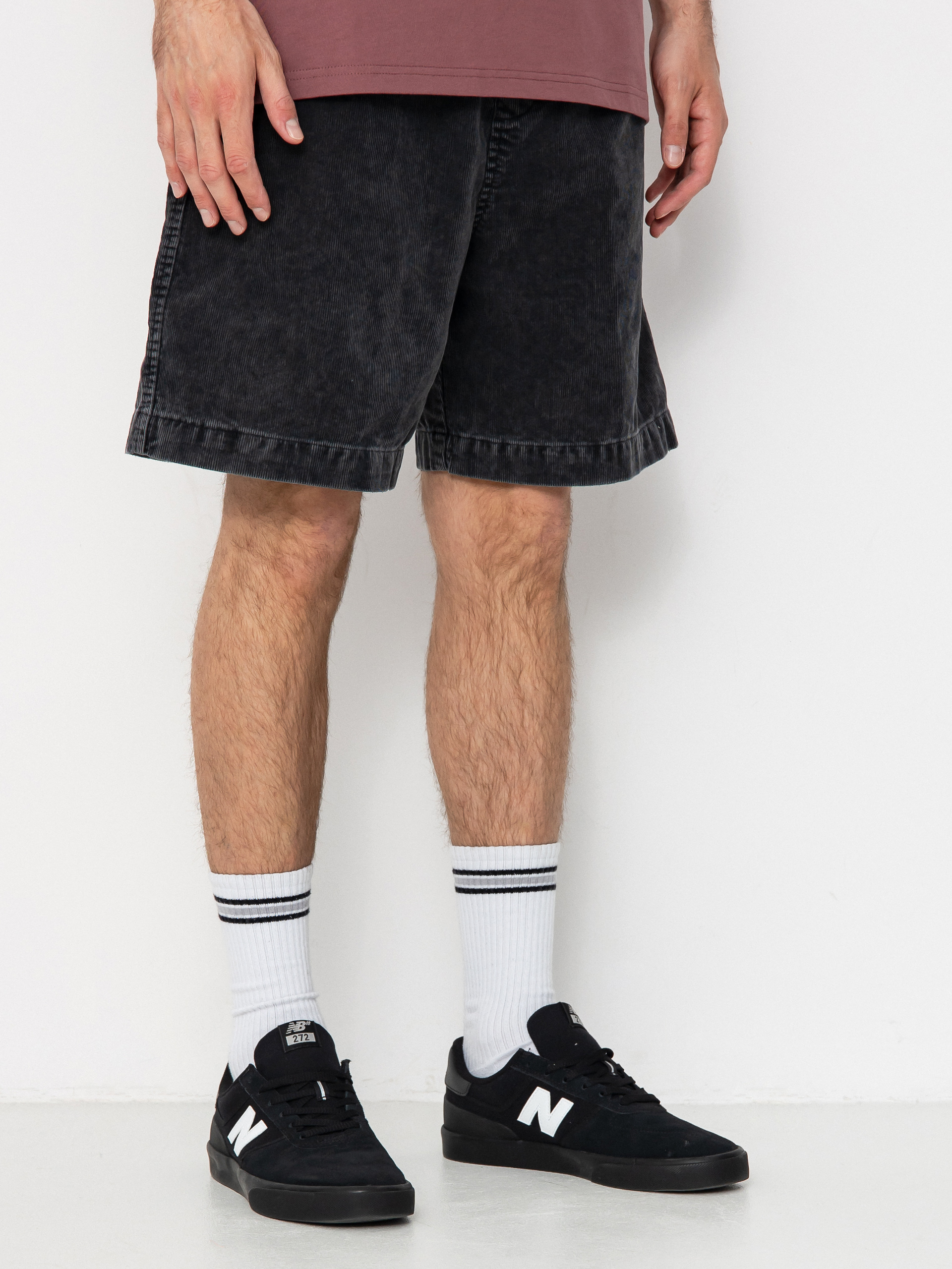 Szorty Carhartt WIP Reynold (black)