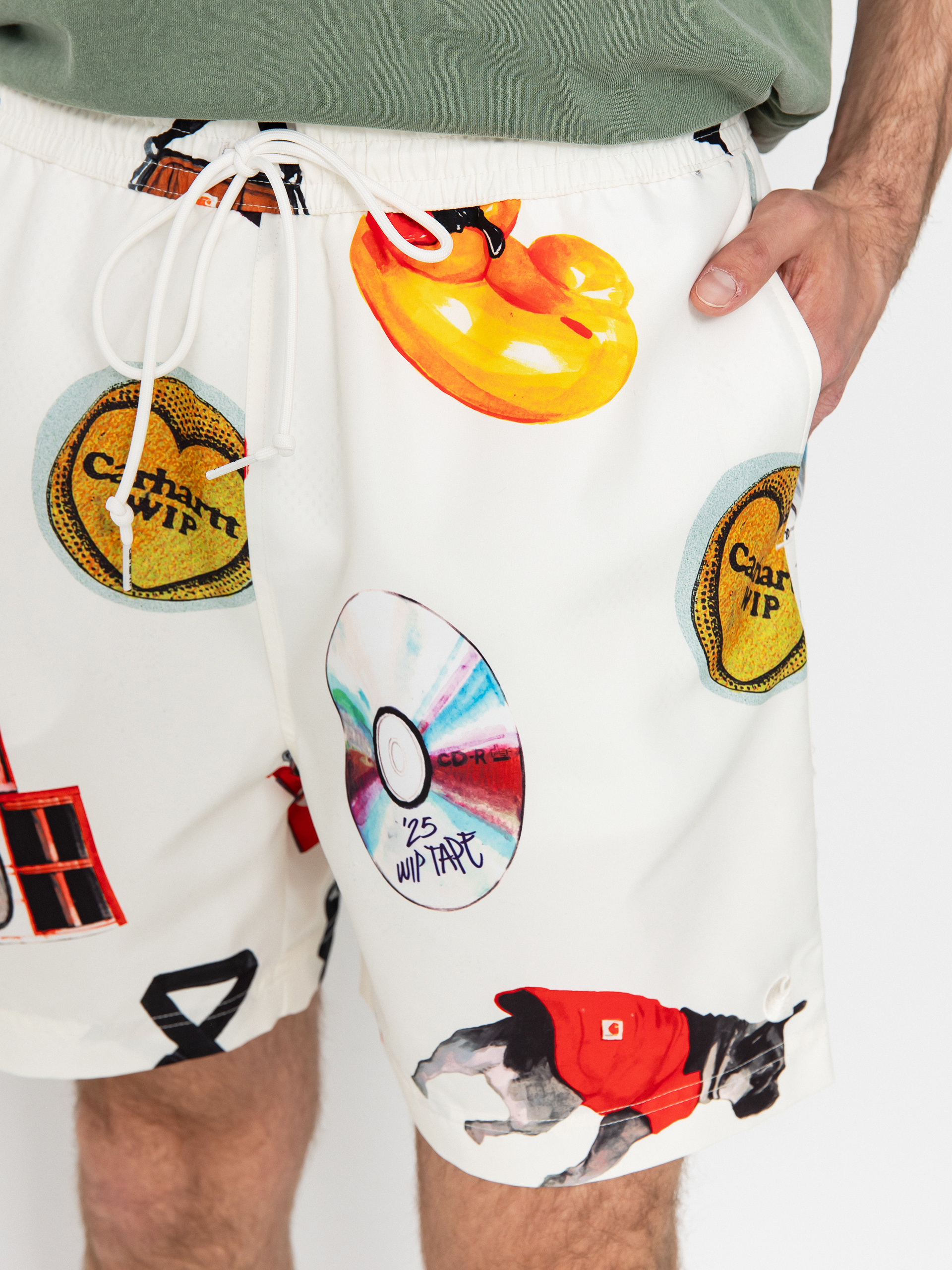 Szorty Carhartt WIP Chase Swim (jacob rochester print/wax)